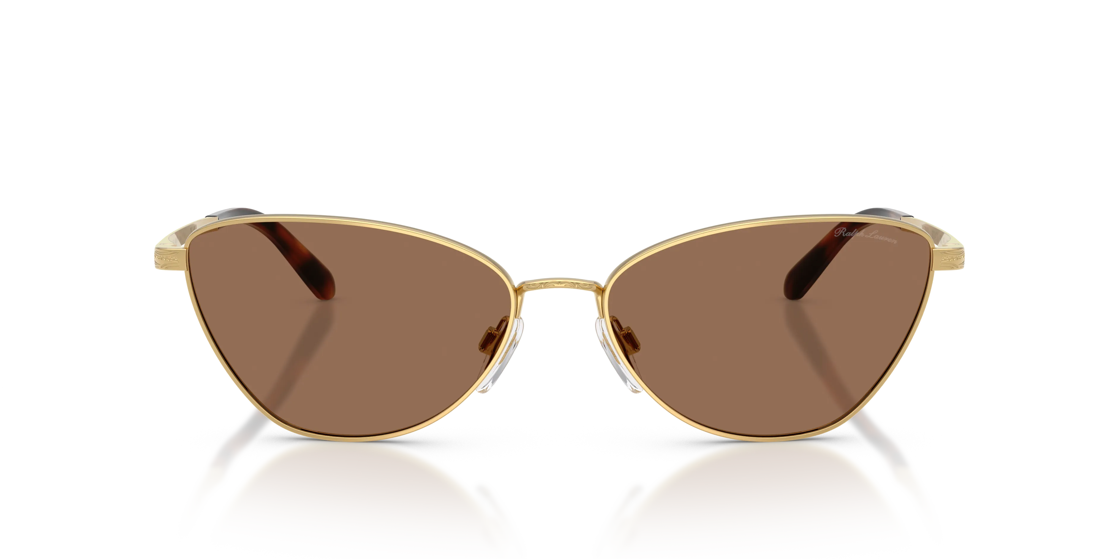 Ralph Lauren RL7093 900473 Occhiali da sole Acciaio Oro Marrone Squadrata Normale - immagine 3