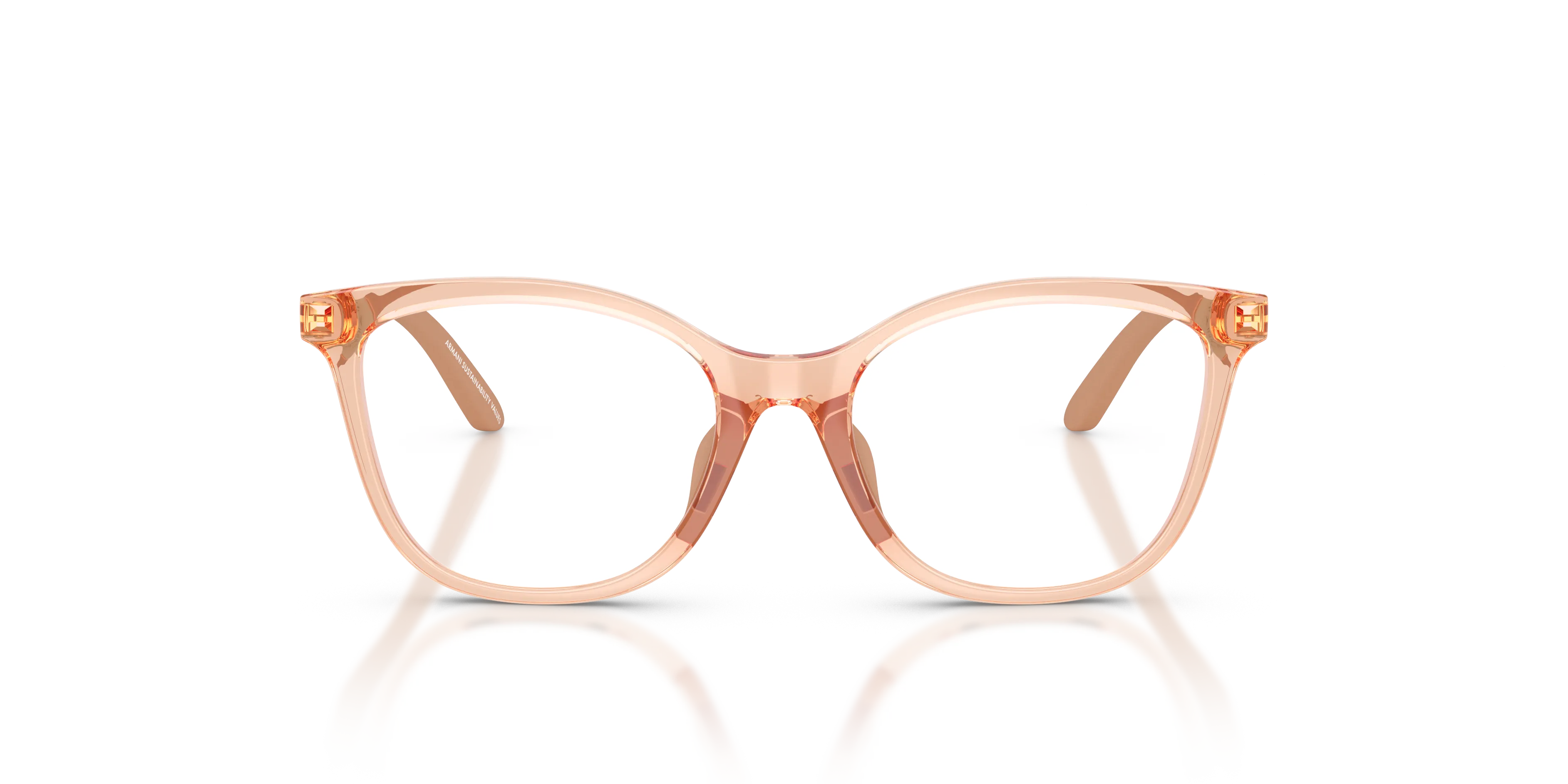 Emporio Armani EK3011U 6347 Montature da vista Iniettato Beige Farfalla Normale - immagine 3