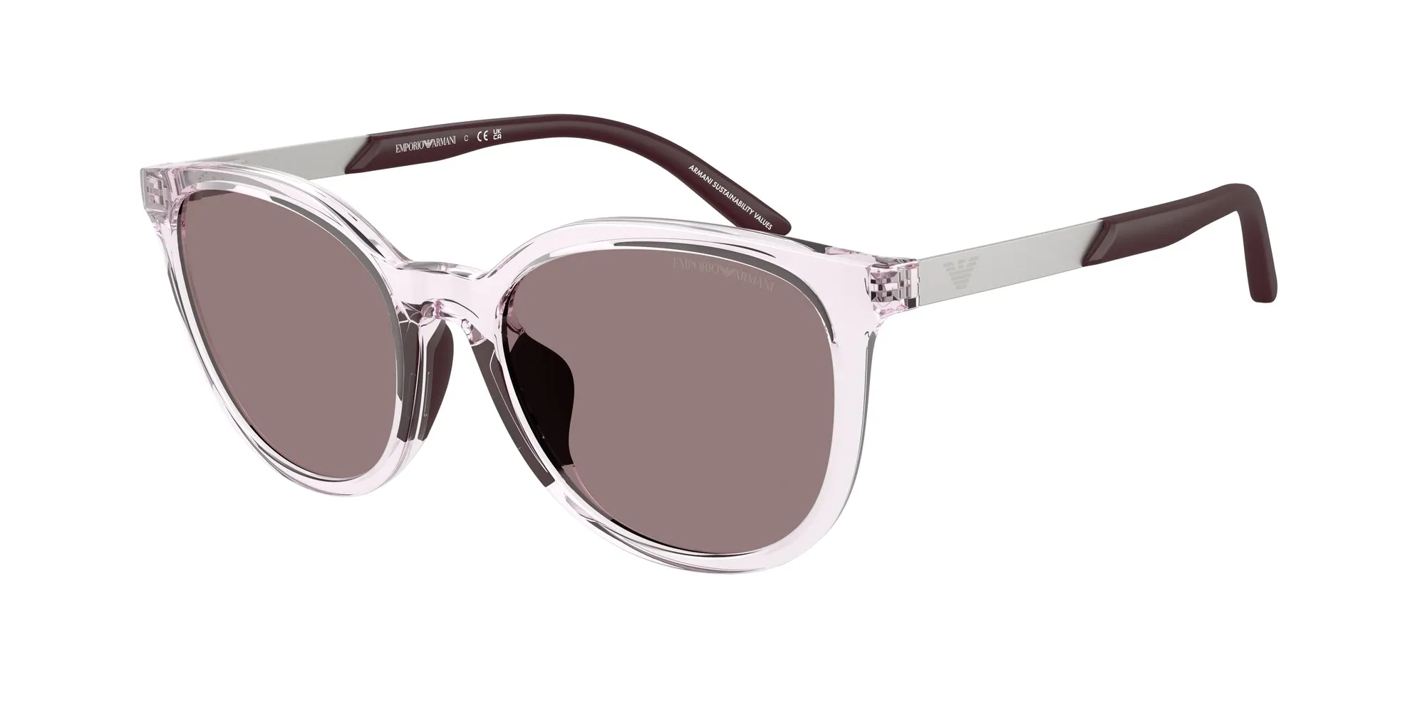 Emporio Armani EK4007U 61397N Occhiali da sole bambino Iniettato Rosa Cat Eye Normale - immagine 1