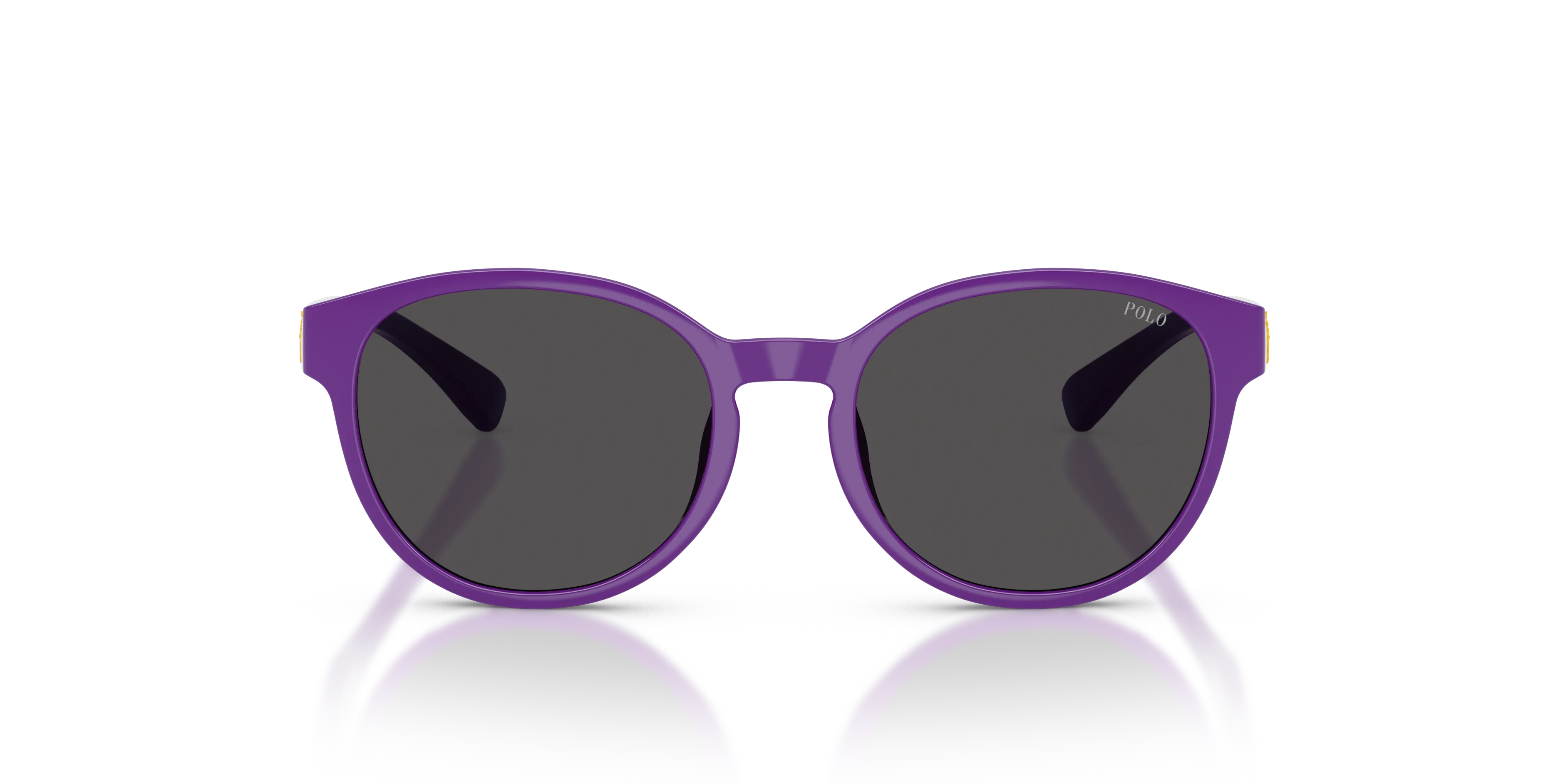 Polo Ralph Lauren PP9509U 632787 Occhiali da sole Iniettato Viola Grigio Pantos Normale - immagine 3