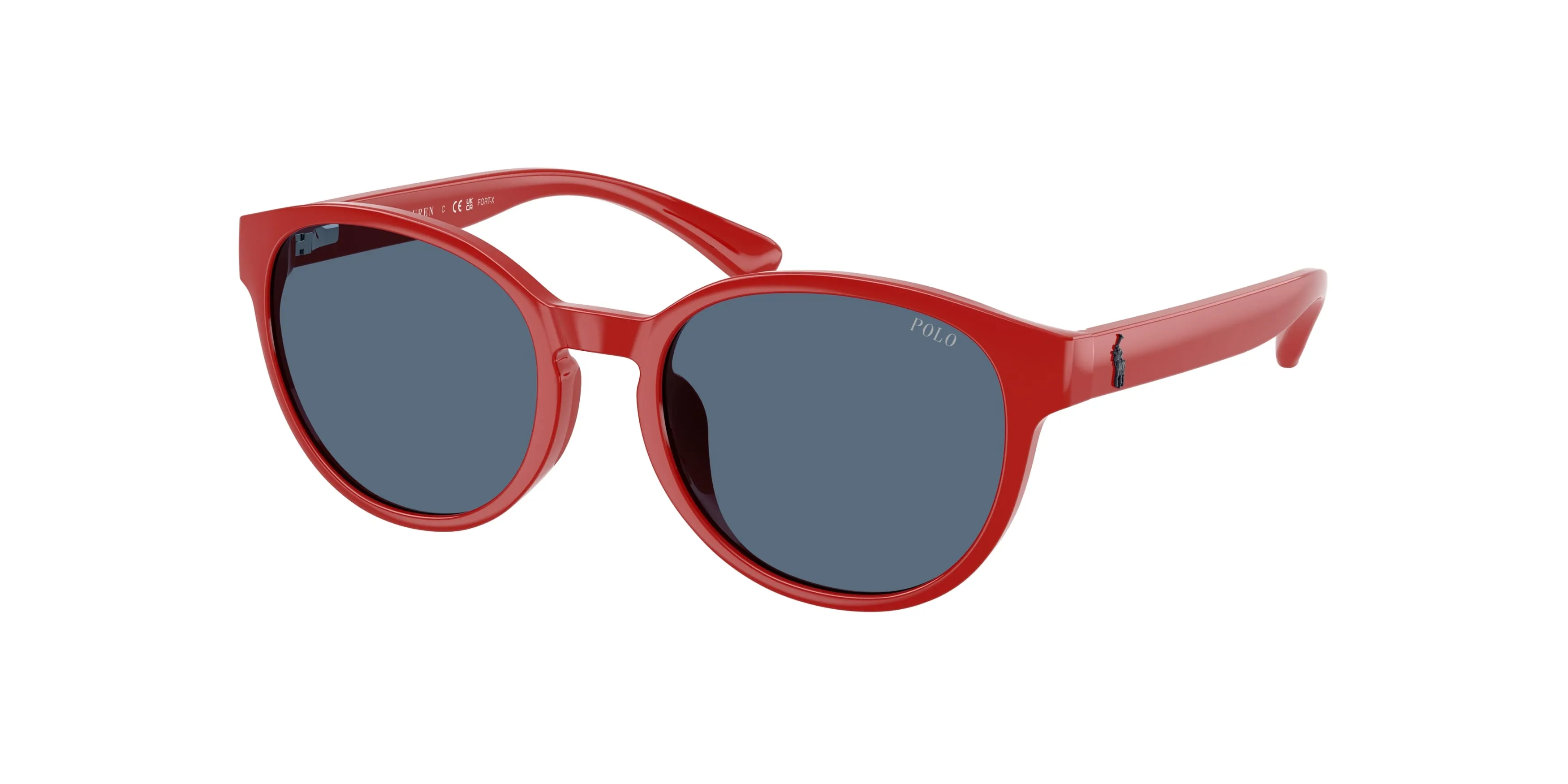 Polo Ralph Lauren PP9509U 632680 Occhiali da sole Iniettato Rosso Blu Pantos Normale - immagine 1