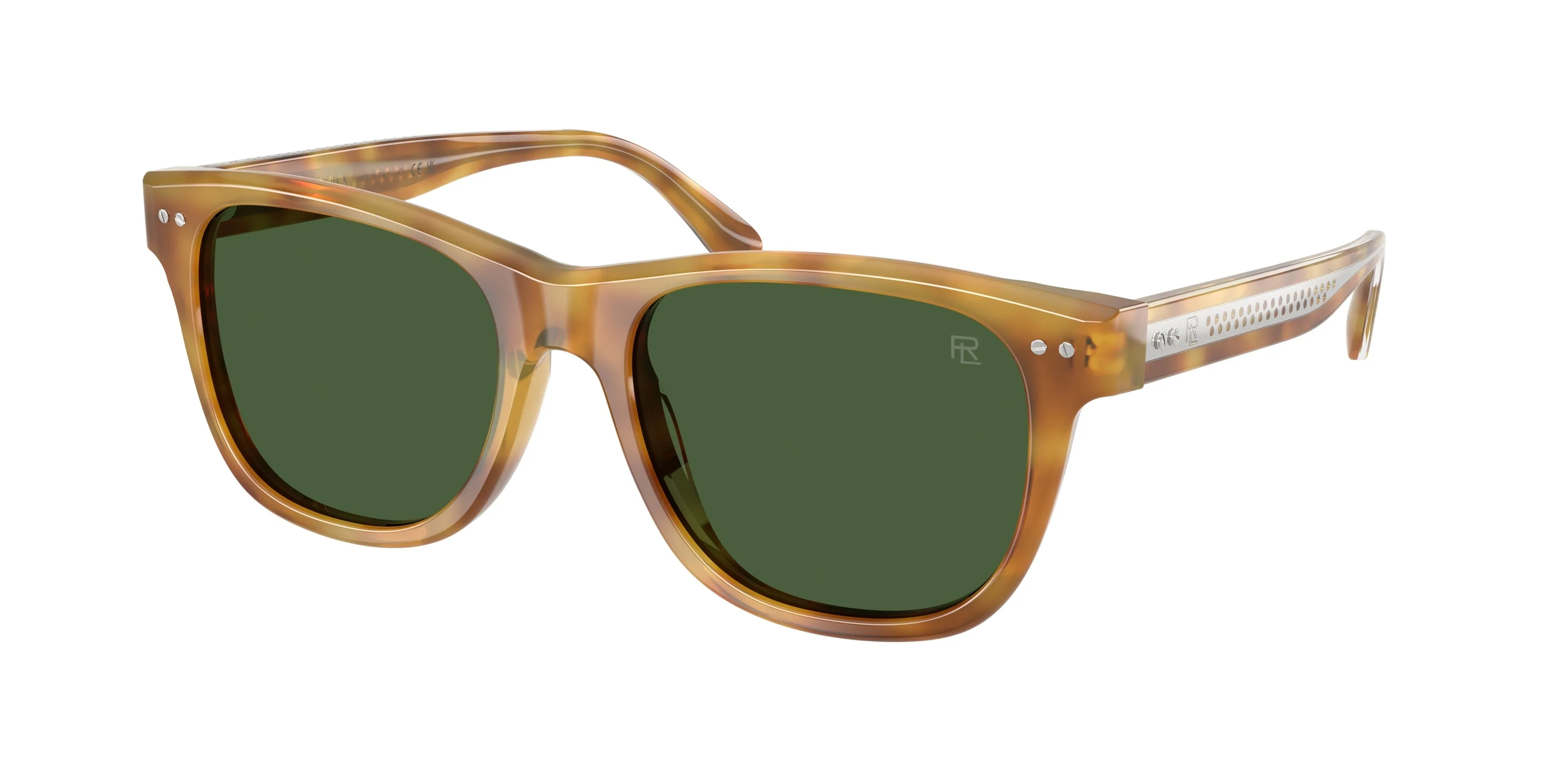 Ralph Lauren RL8239U 618571 Occhiali da sole Acetato Tartaruga Verde Squadrata Normale - immagine 1