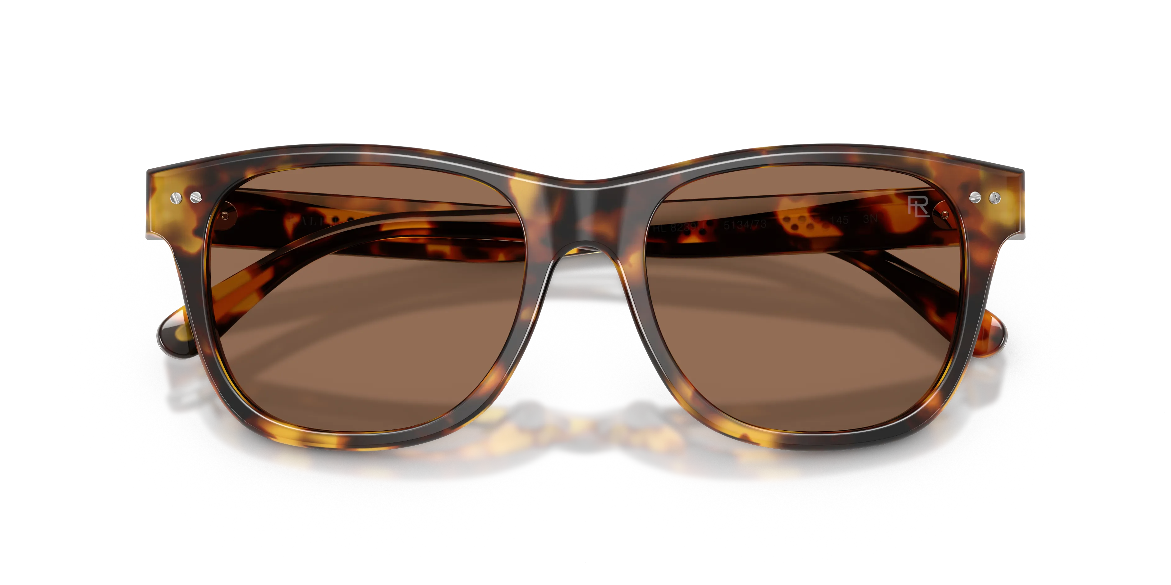 Ralph Lauren RL8239U 513473 Occhiali da sole Acetato Tartaruga Marrone Squadrata Normale - immagine 2