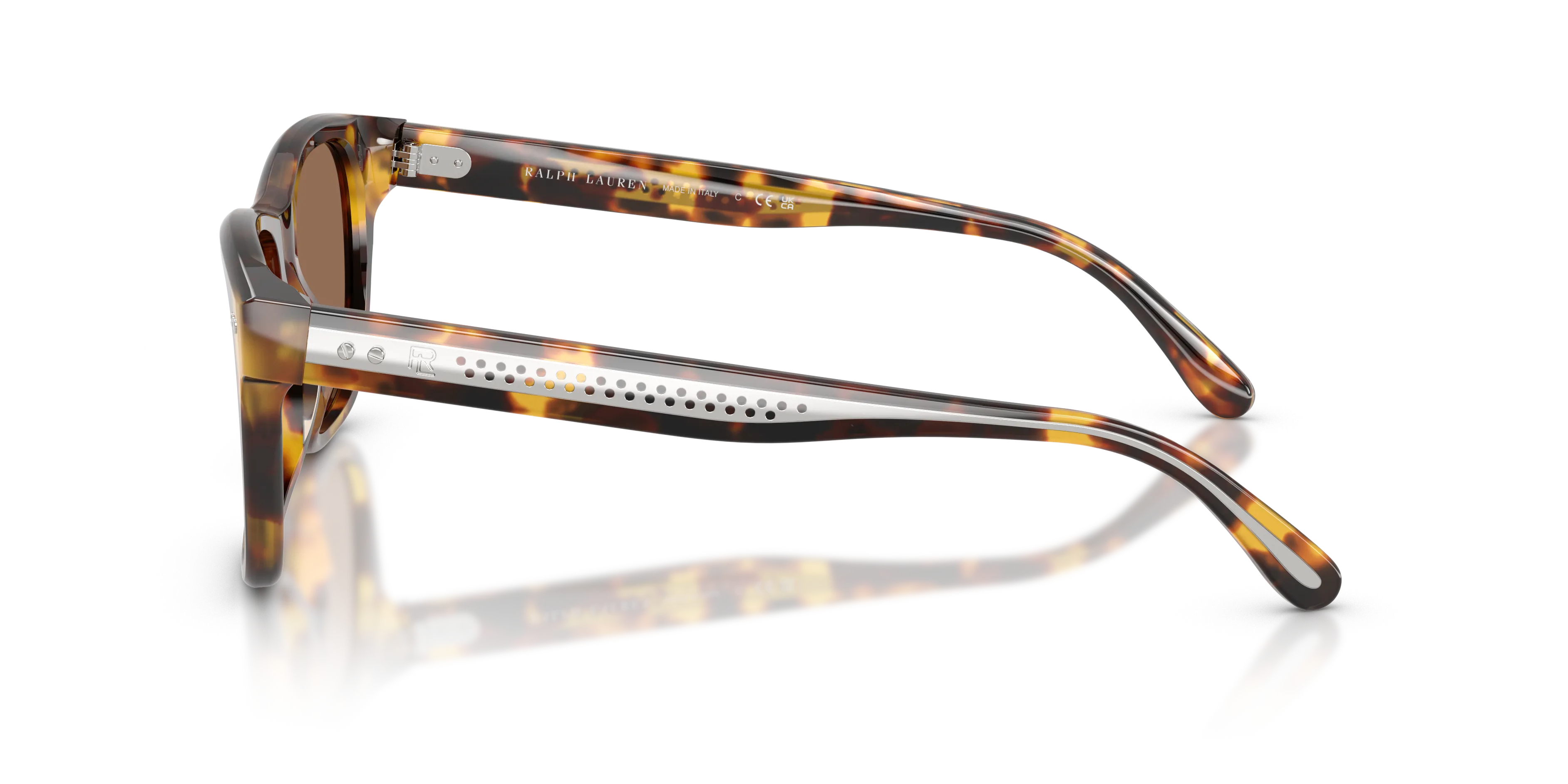 Ralph Lauren RL8239U 513473 Occhiali da sole Acetato Tartaruga Marrone Squadrata Normale - immagine 4