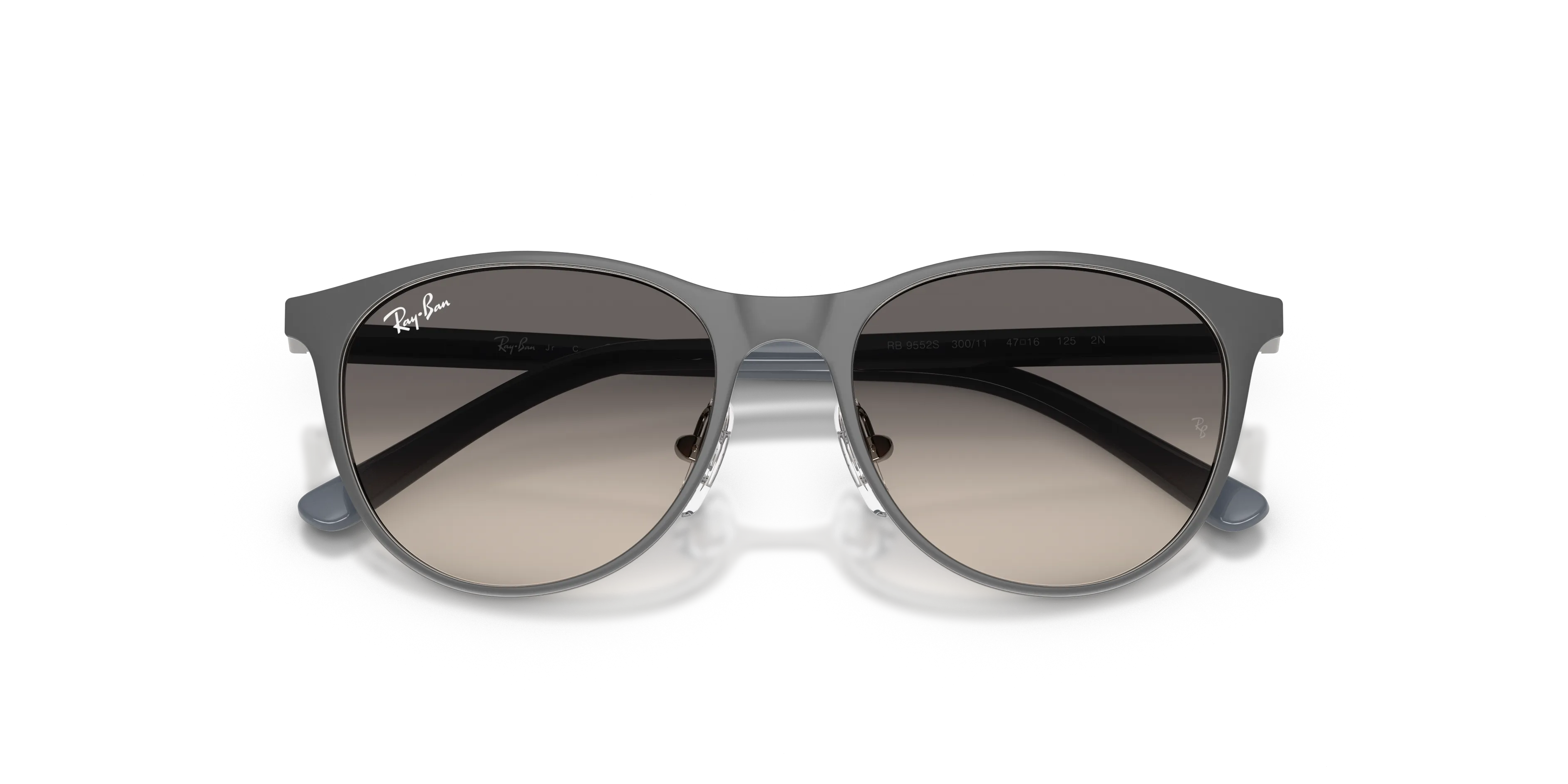 Ray - Ban RJ9552S 300/11 Occhiali da sole Metallo Grigio Grigio Pantos Normale Sfumato - immagine 2