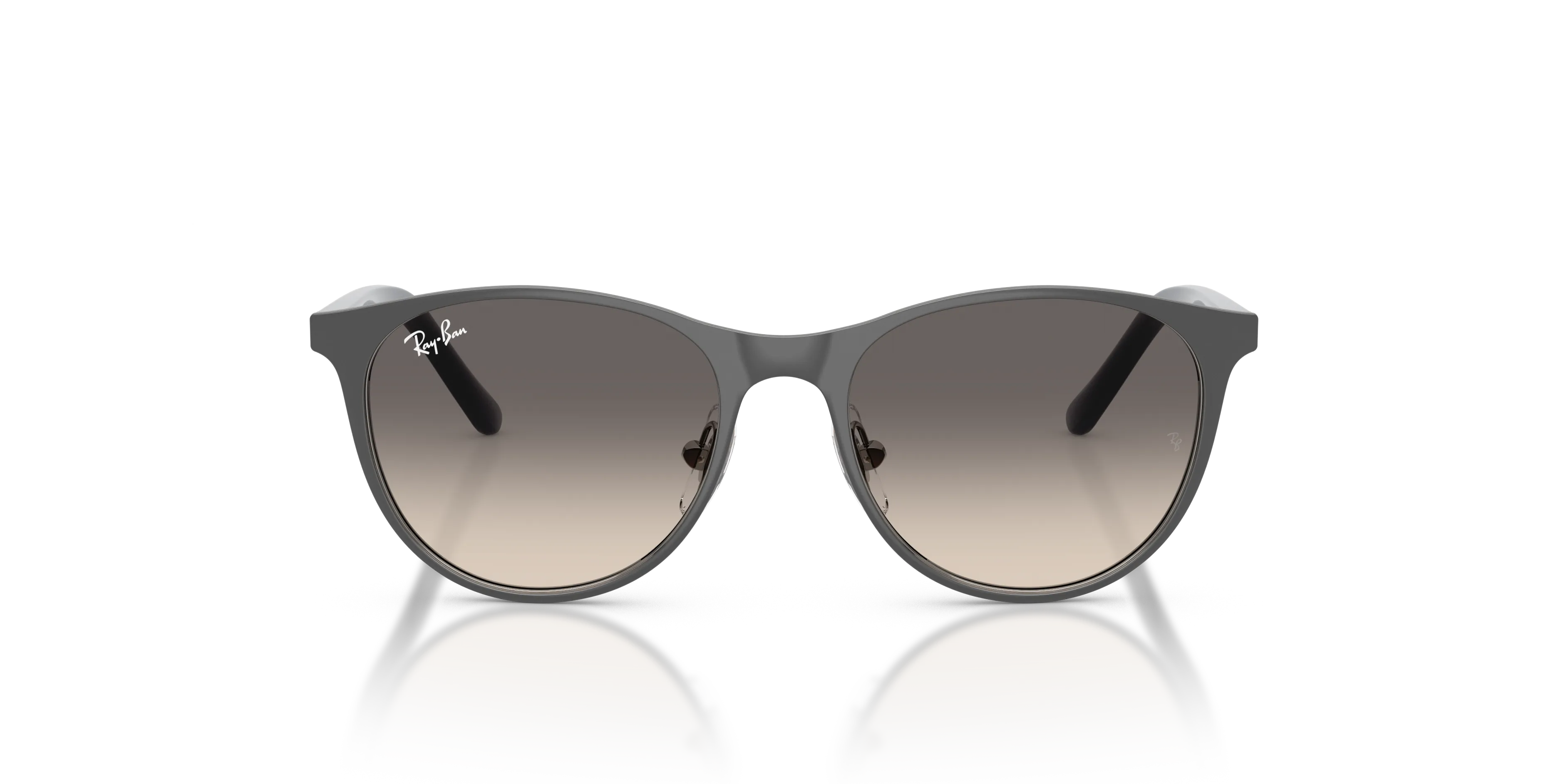 Ray - Ban RJ9552S 300/11 Occhiali da sole Metallo Grigio Grigio Pantos Normale Sfumato - immagine 3