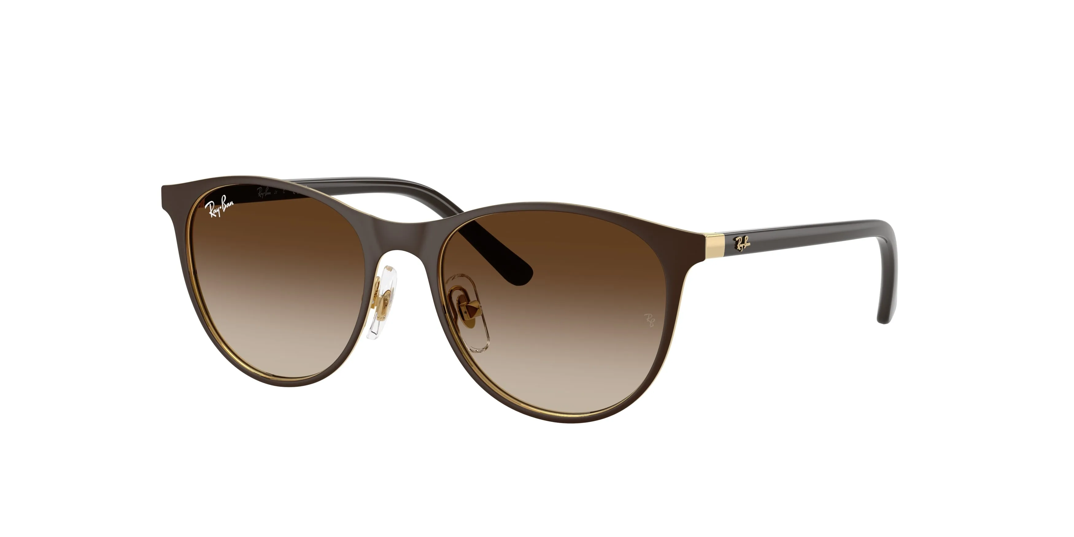 Ray - Ban RJ9552S 297/13 Occhiali da sole Metallo Marrone Marrone Pantos Normale Sfumato - immagine 1