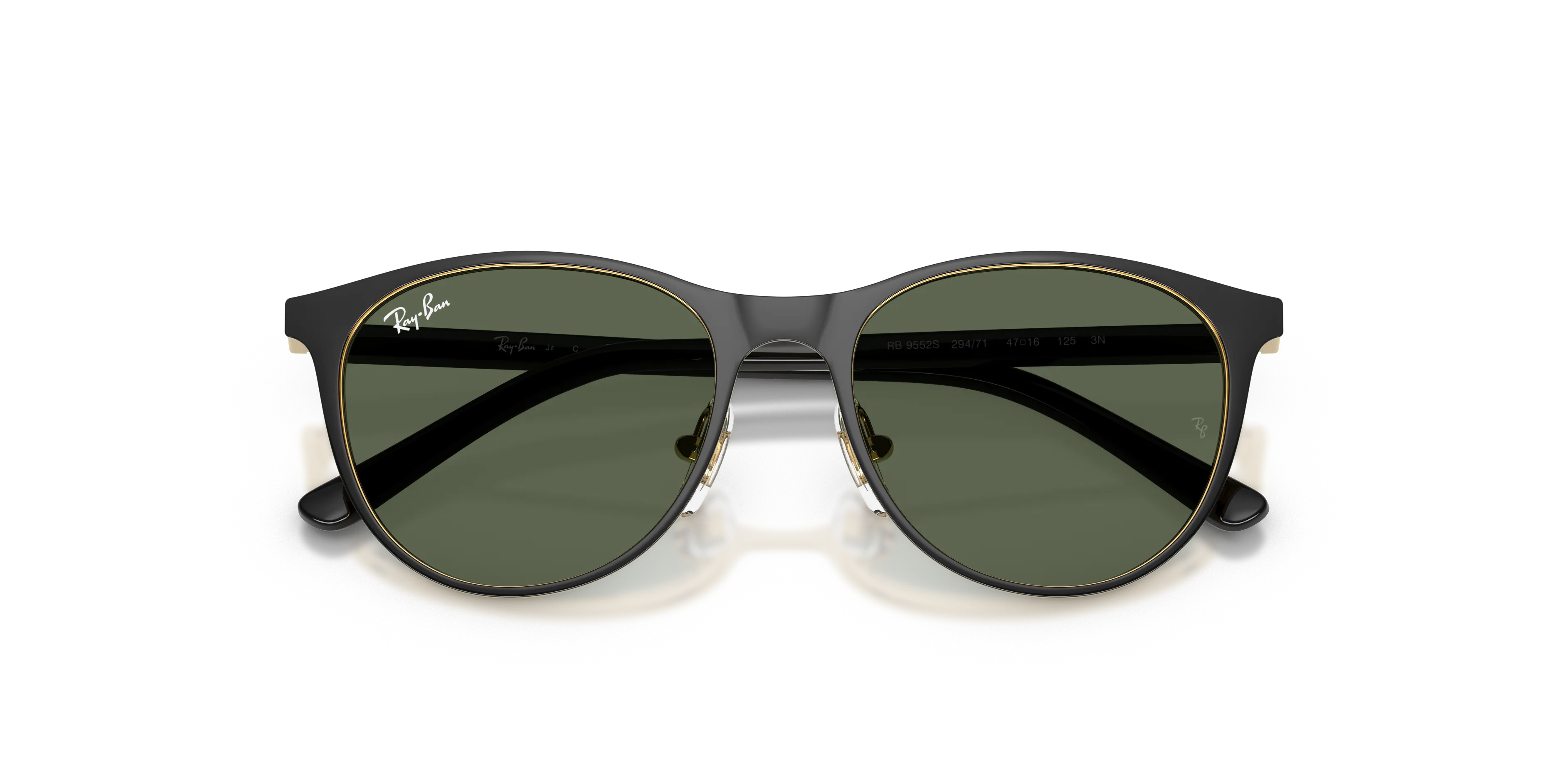 Ray - Ban RJ9552S 294/71 Occhiali da sole Metallo Nero Verde Pantos Normale - immagine 2