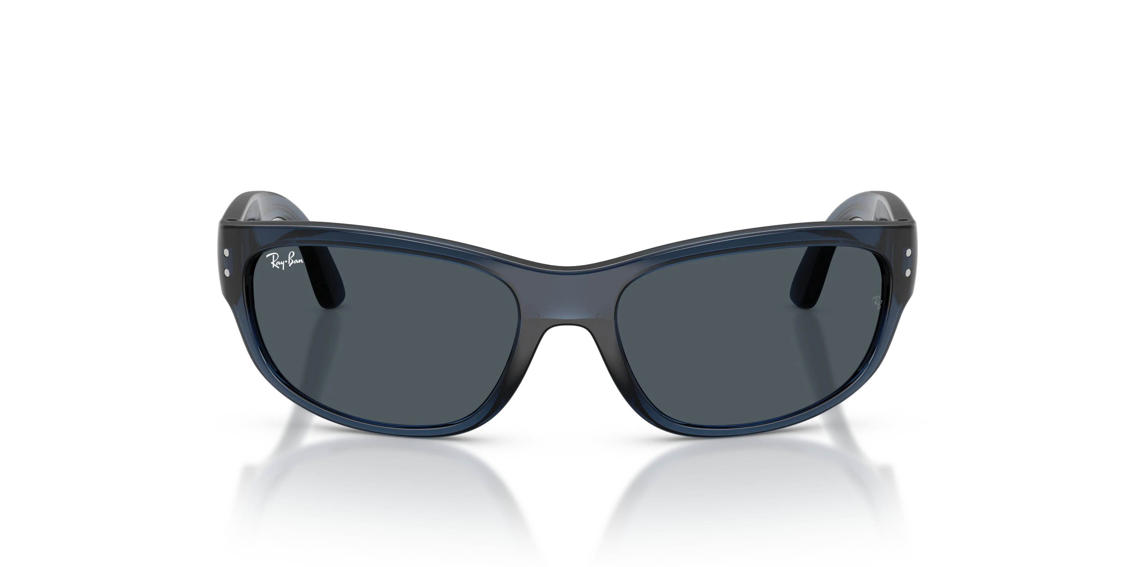 Ray - Ban RJ9189S 719687 Occhiali da sole Iniettato Blu Grigio Pillow Normale - immagine 3