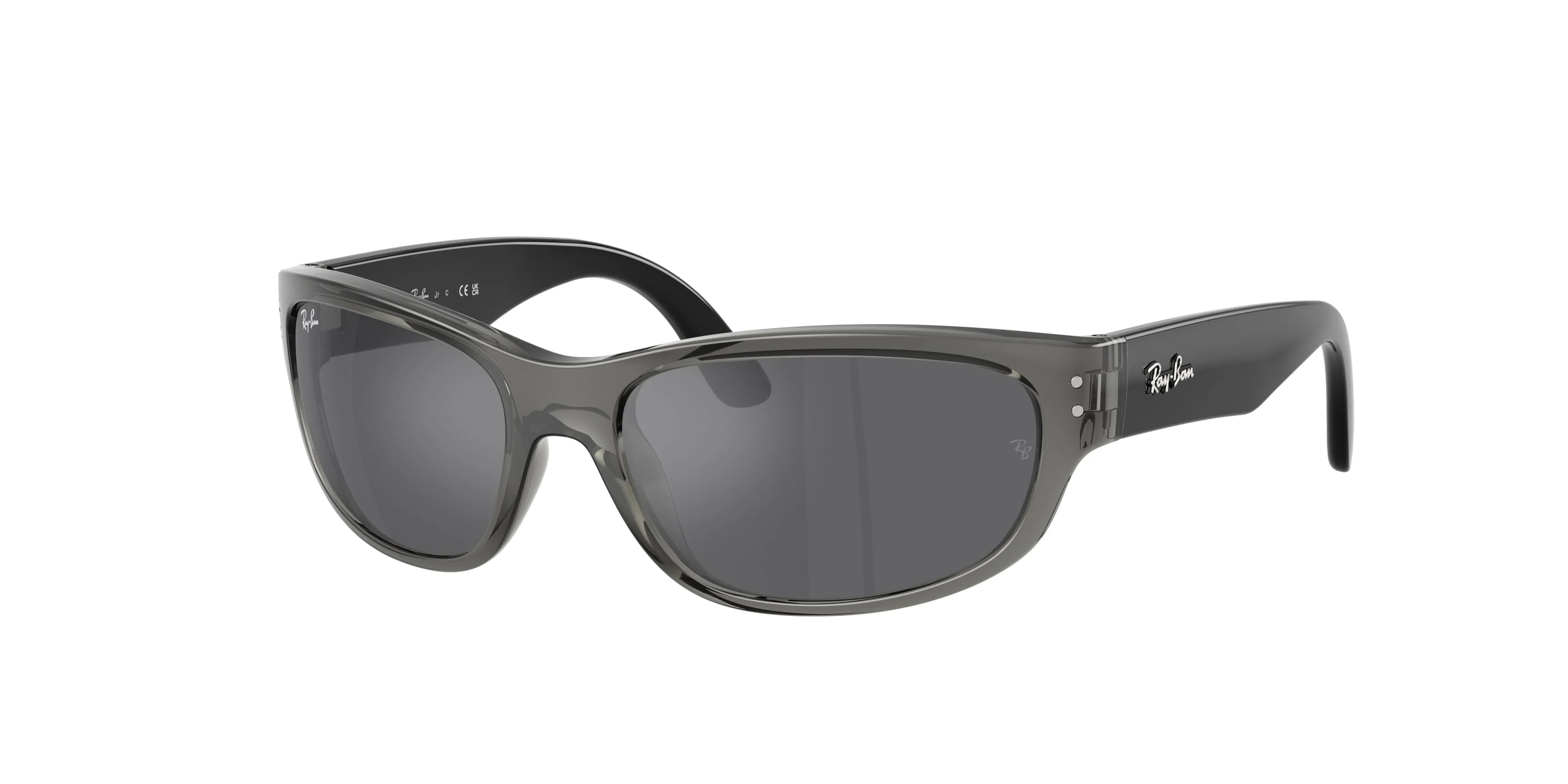 Ray - Ban RJ9189S 71956G Occhiali da sole Iniettato Grigio Grigio Pillow Specchiate - immagine 1