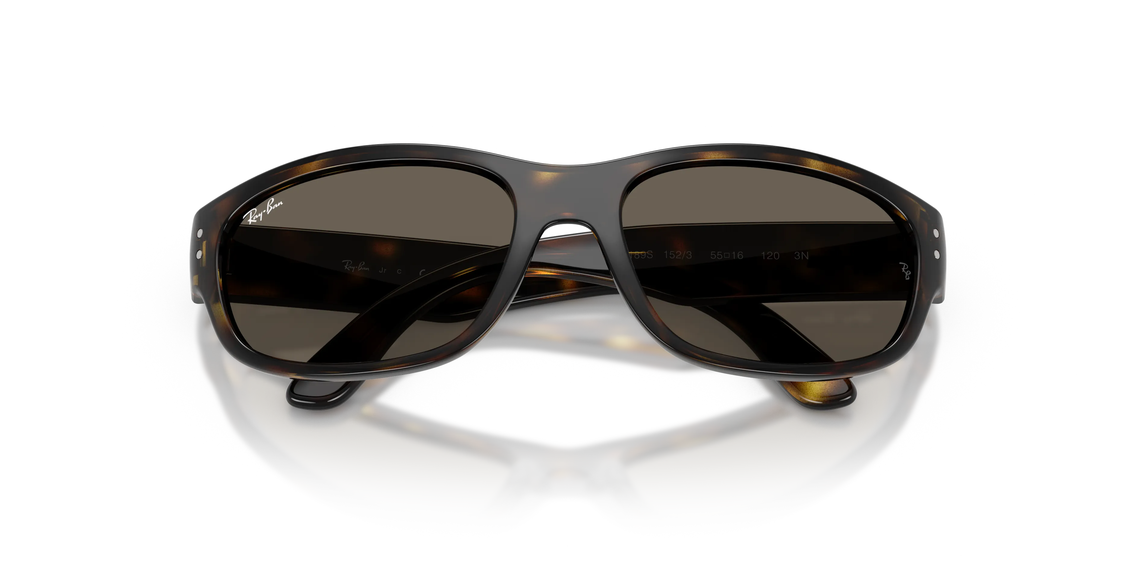 Ray - Ban RJ9189S 152/3 Occhiali da sole Iniettato Tartaruga Marrone Pillow Normale - immagine 2