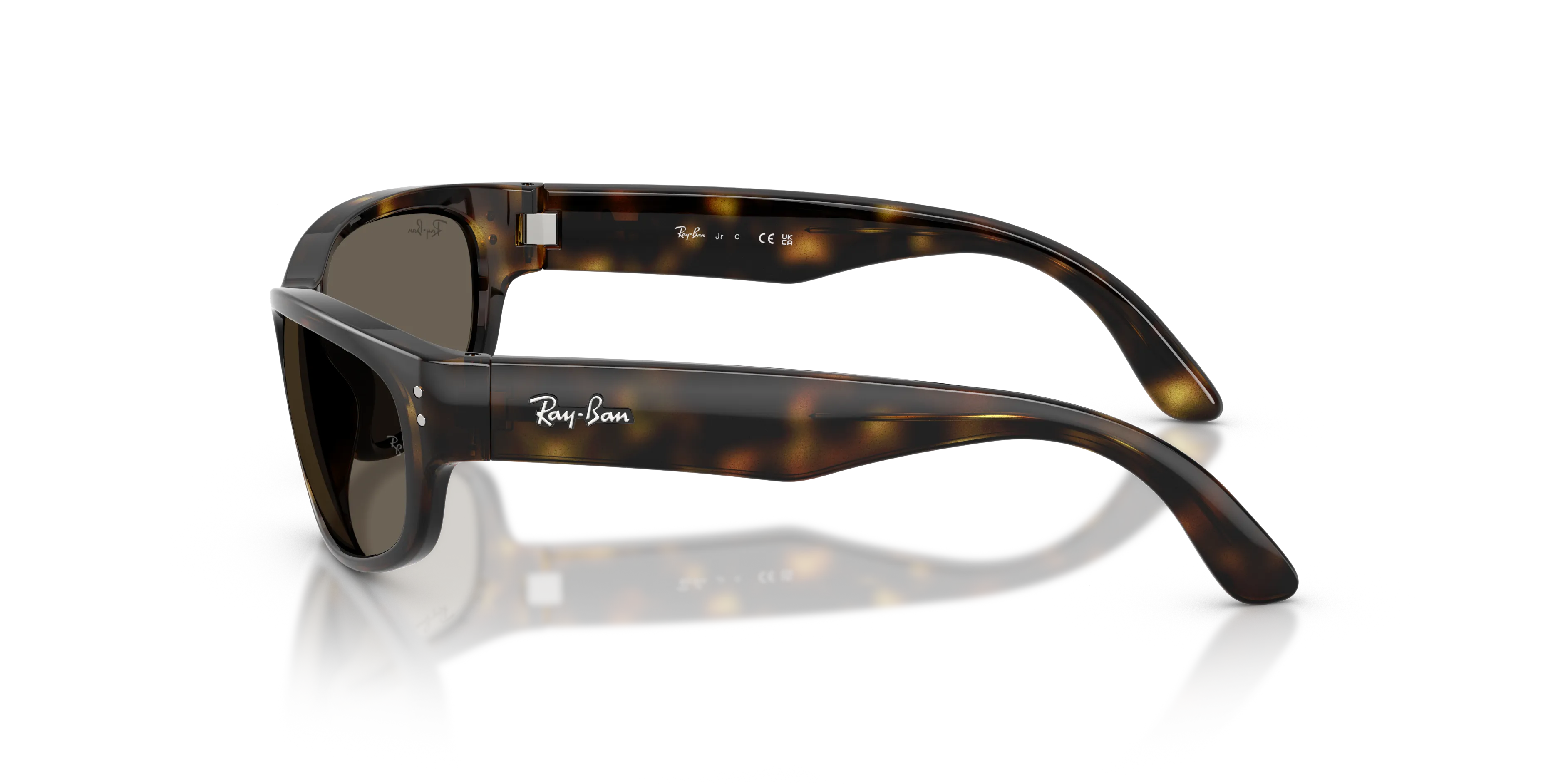 Ray - Ban RJ9189S 152/3 Occhiali da sole Iniettato Tartaruga Marrone Pillow Normale - immagine 4