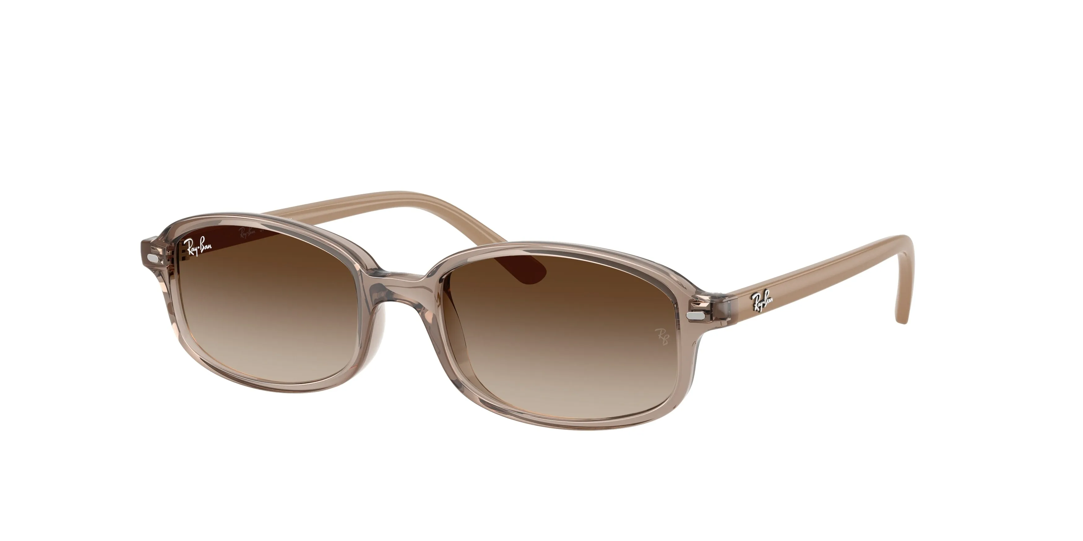 Ray - Ban RJ9132S 720013 Occhiali da sole bambino Nylon Marrone Marrone Geometrica Normale Sfumato - immagine 1