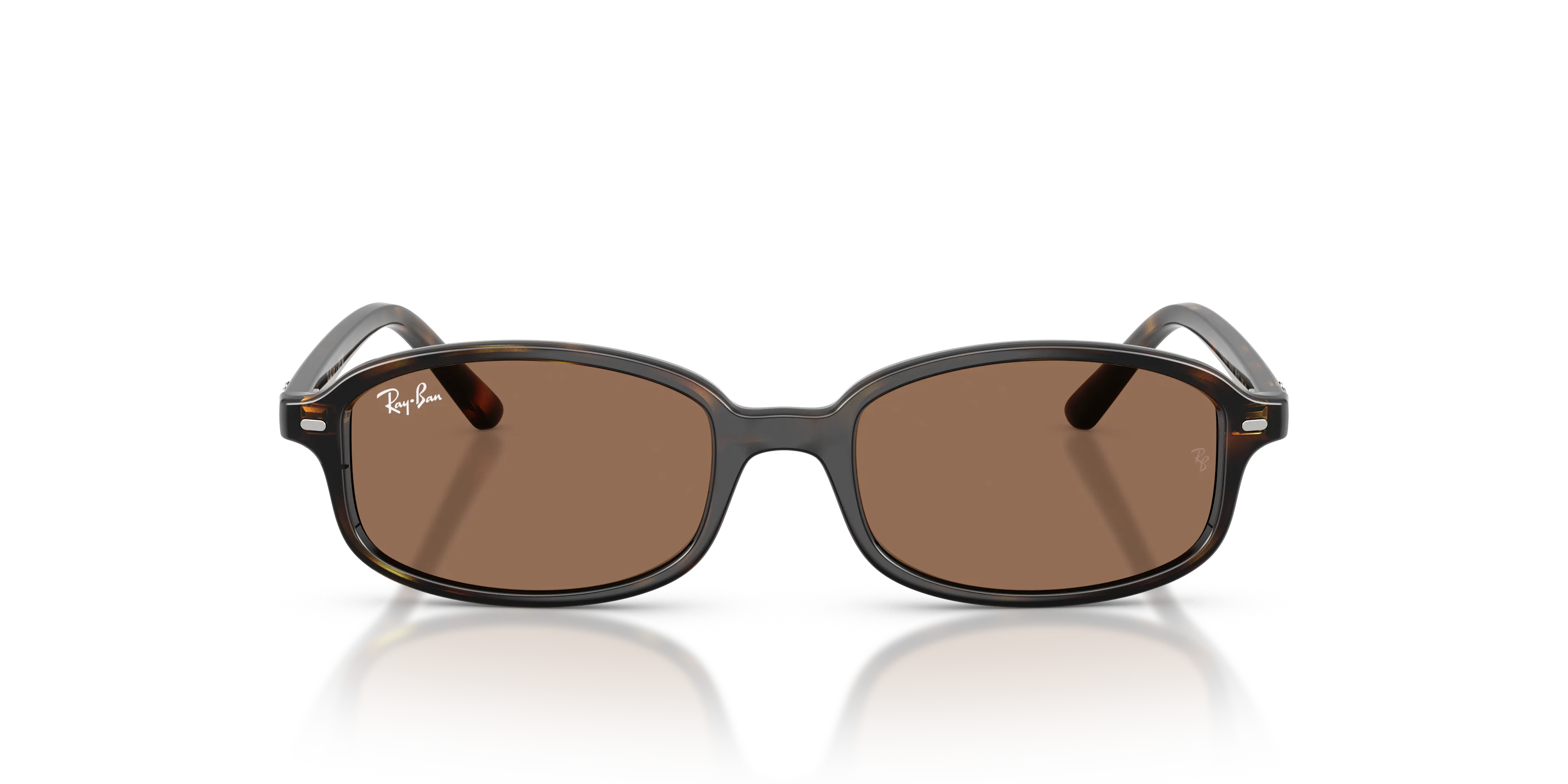 Ray - Ban RJ9132S 152/73 Occhiali da sole bambino Nylon Tartaruga Marrone Geometrica Normale - immagine 3