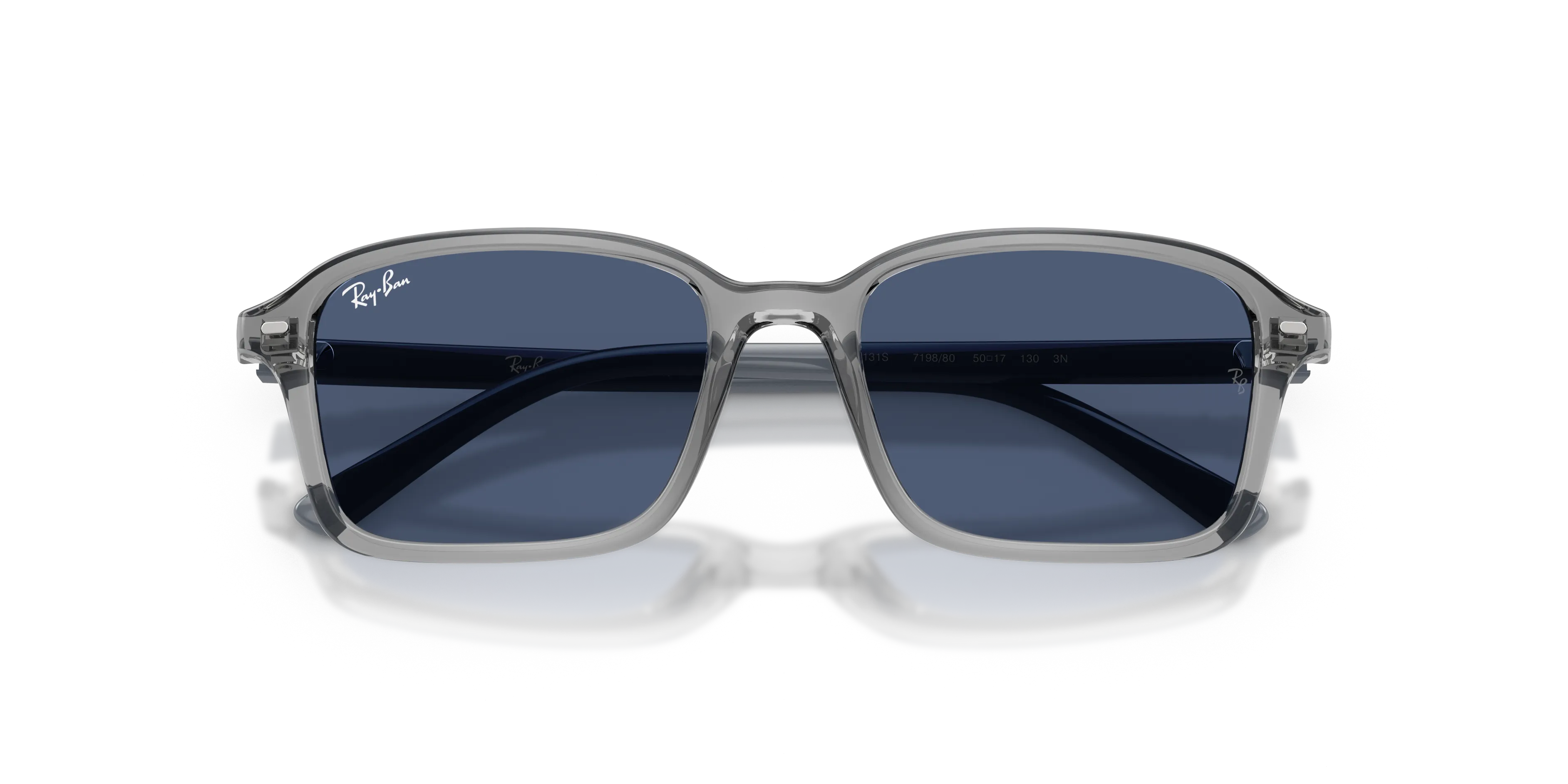 Ray - Ban RJ9131S 719880 Occhiali da sole bambino Nylon Grigio Blu Squadrata Normale - immagine 2