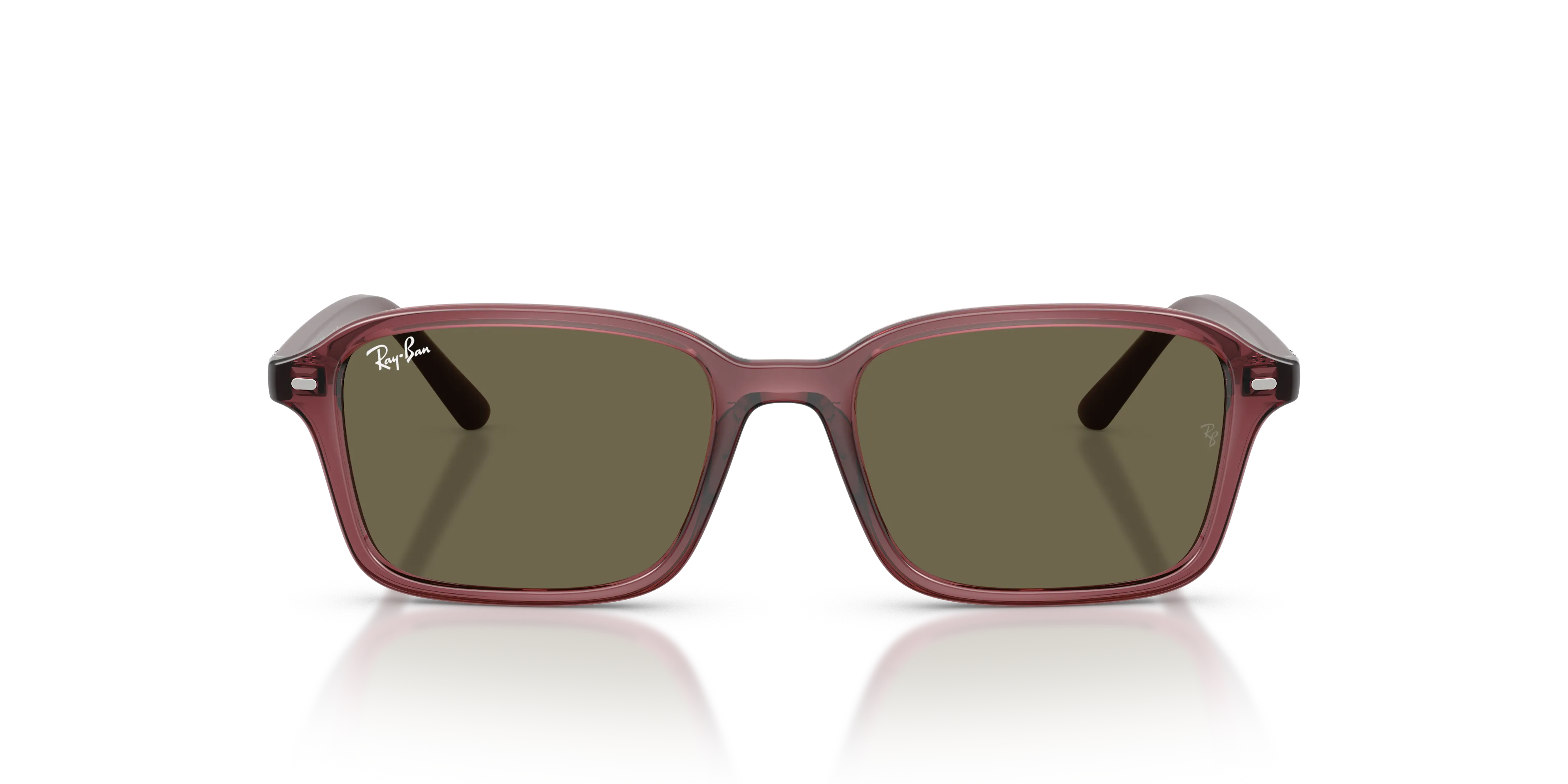 Ray - Ban RJ9131S 7197/3 Occhiali da sole bambino Nylon Viola Marrone Squadrata Normale - immagine 3