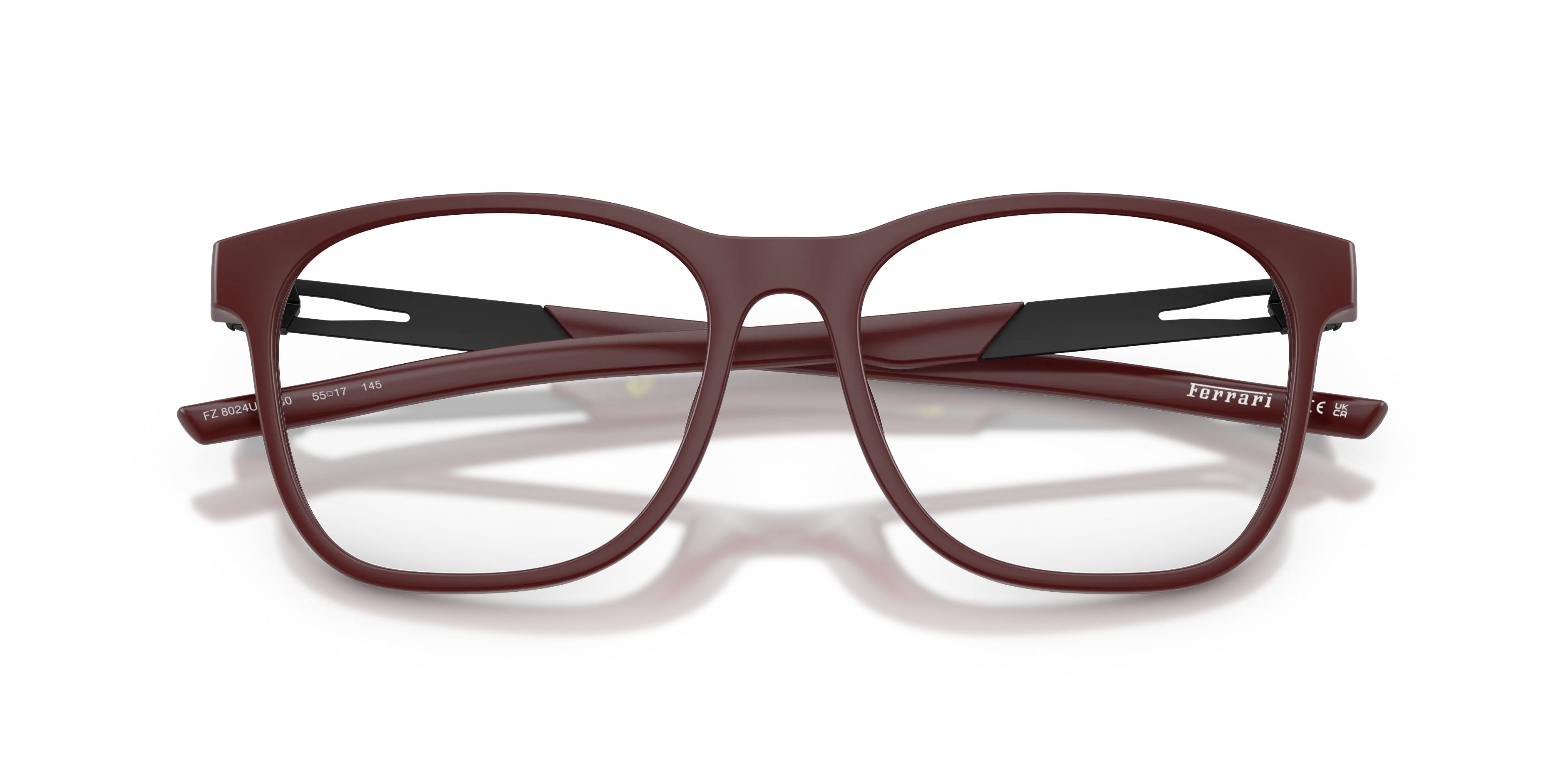 Ferrari Scuderia FZ8024U 530 Montature da vista Iniettato Bordeaux Pillow Normale - immagine 2