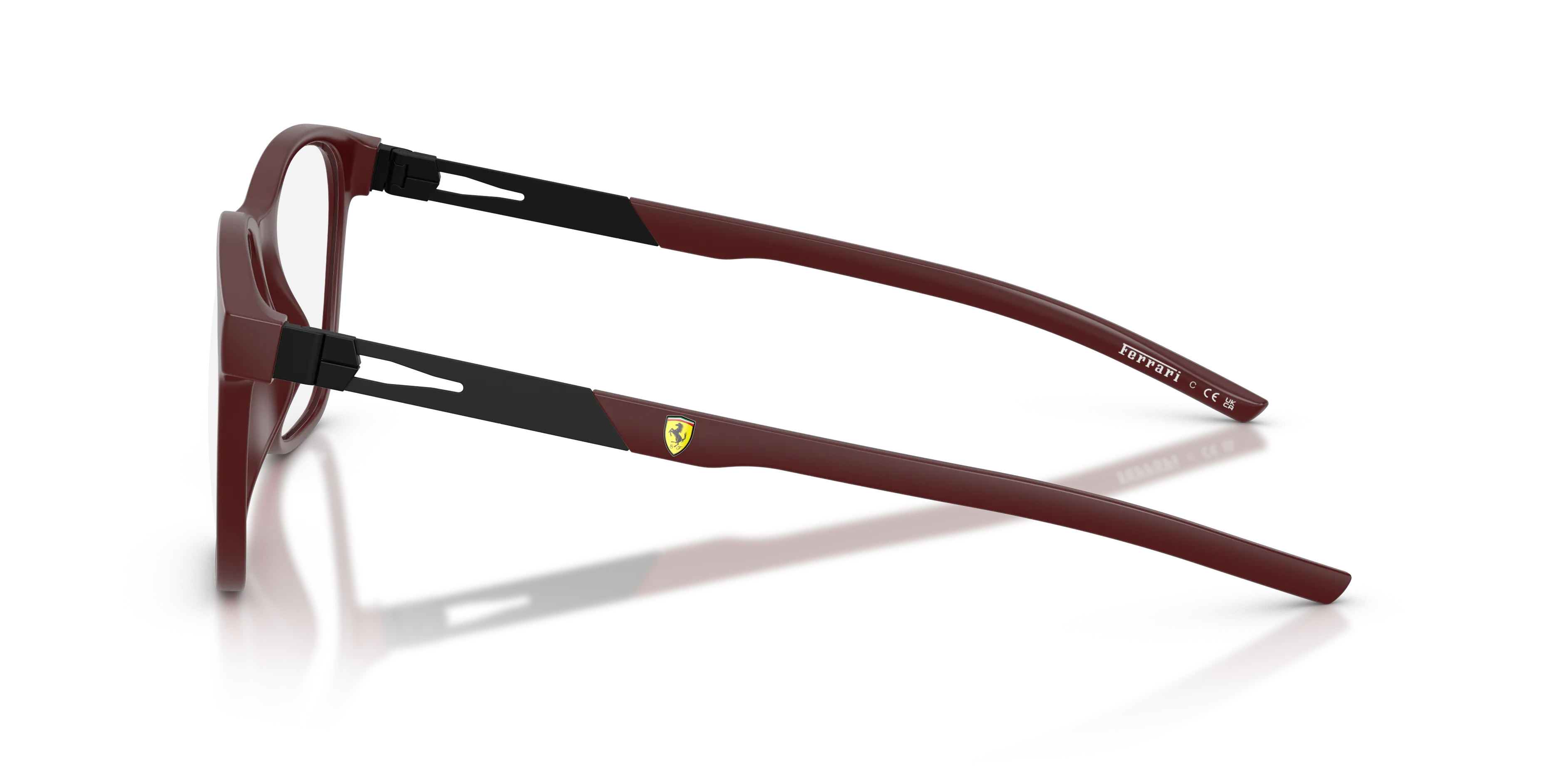 Ferrari Scuderia FZ8024U 530 Montature da vista Iniettato Bordeaux Pillow Normale - immagine 4
