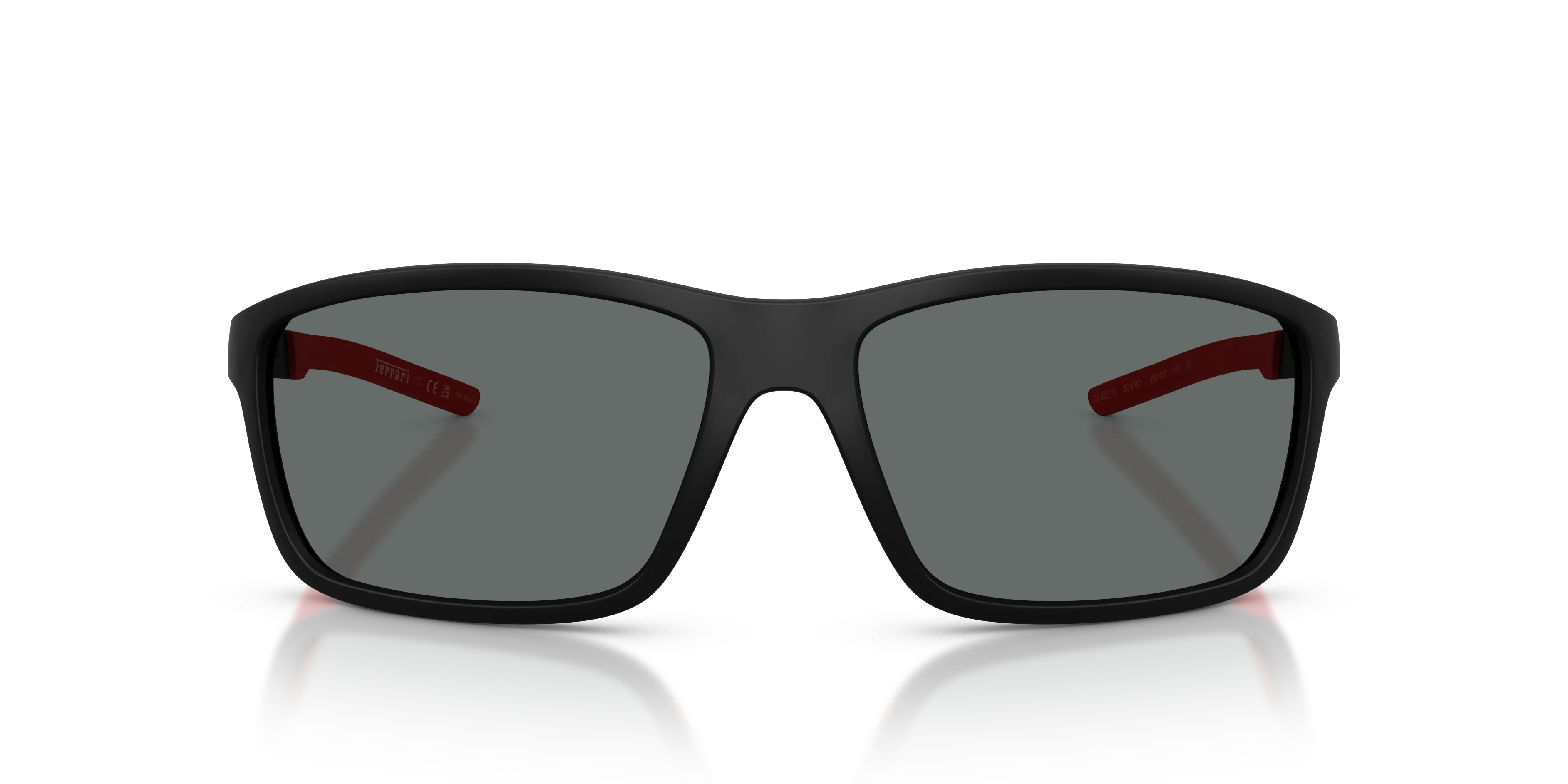 Ferrari Scuderia FZ6021U 504/81 Occhiali da sole Iniettato Nero Grigio Pillow Polarizzata - immagine 3