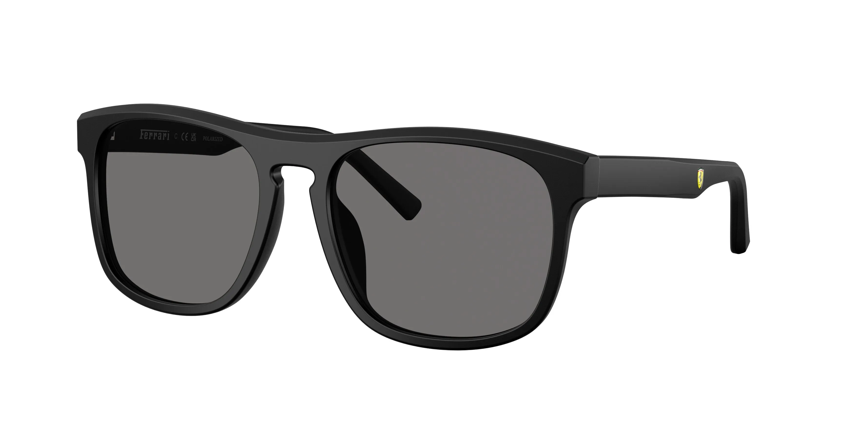 Ferrari Scuderia FZ6020U 701/81 Occhiali da sole Acetato Nero Grigio Squadrata Polarizzata - immagine 1