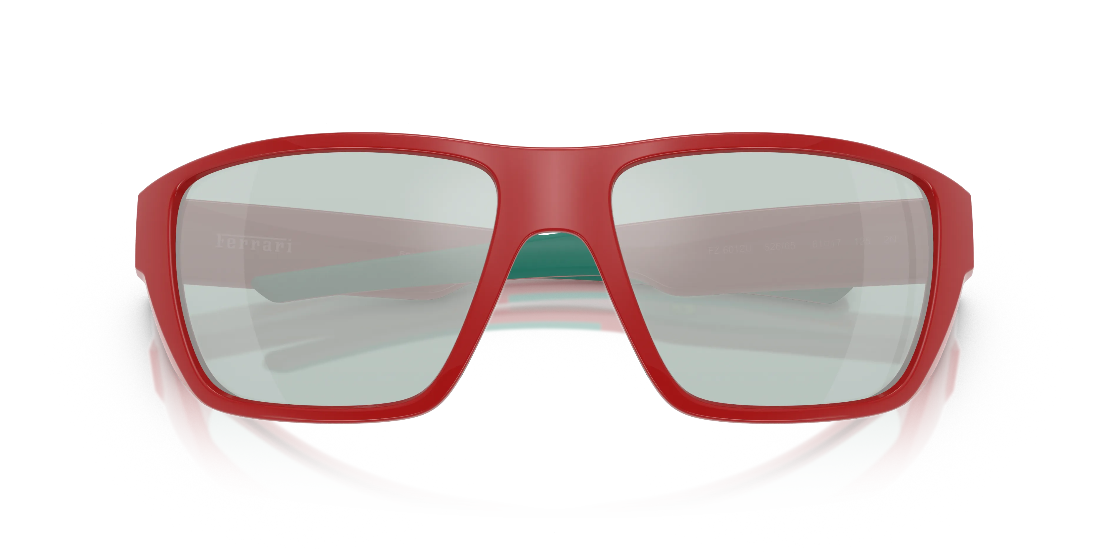 Ferrari Scuderia FZ6012U 526/65 Occhiali da sole Iniettato Rosso Blu Squadrata Normale - immagine 2