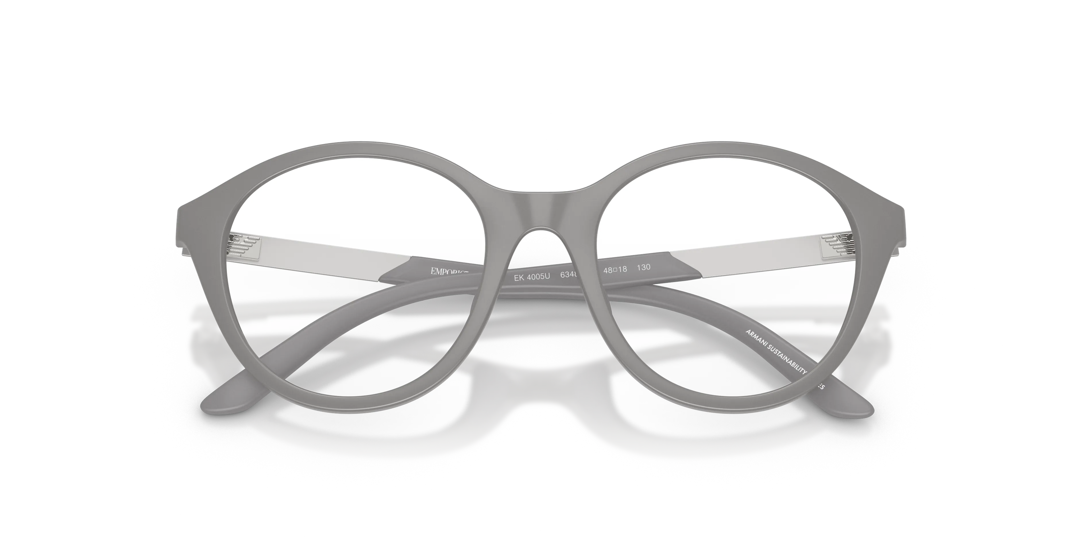 Emporio Armani EK4005U 63481W Occhiali da sole bambino Iniettato Grigio Trasparente Rotonda Normale - immagine 2