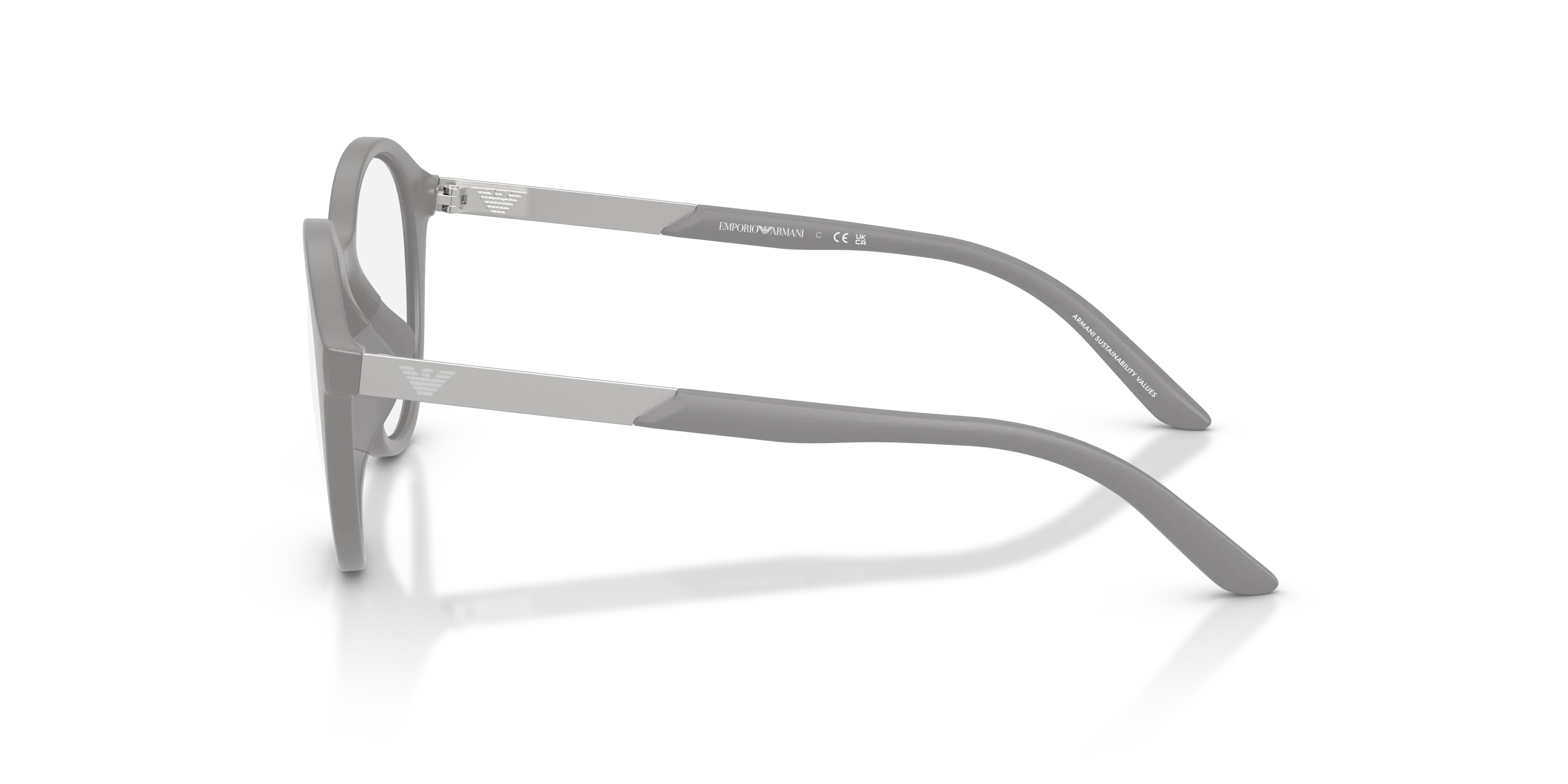 Emporio Armani EK4005U 63481W Occhiali da sole bambino Iniettato Grigio Trasparente Rotonda Normale - immagine 4