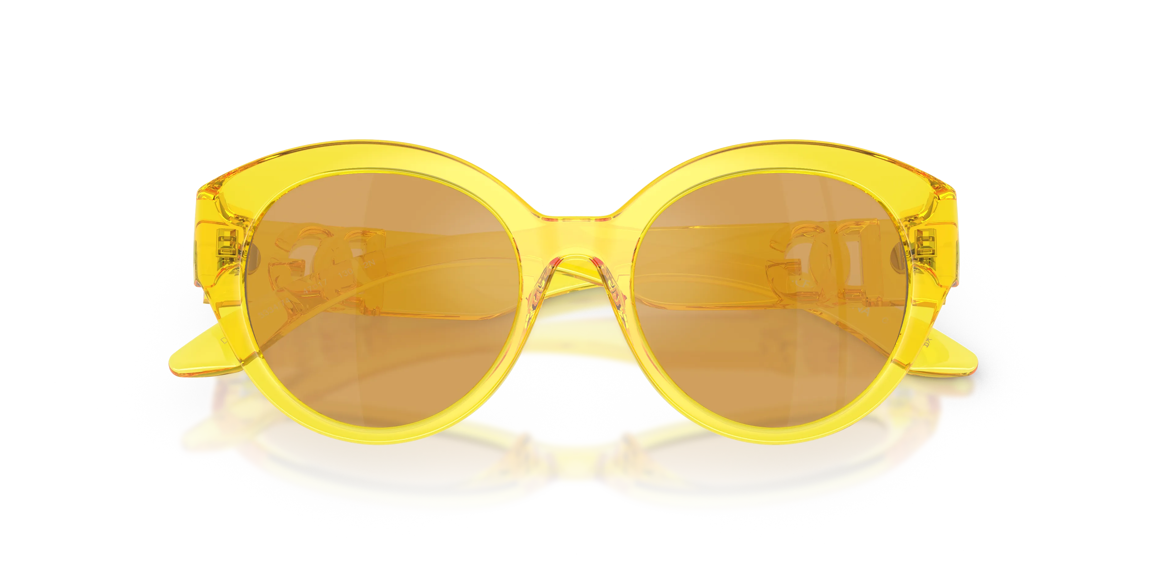 Dolce & Gabbana DX6010 333474 Occhiali da sole Iniettato Giallo Arancione Farfalla Normale - immagine 2