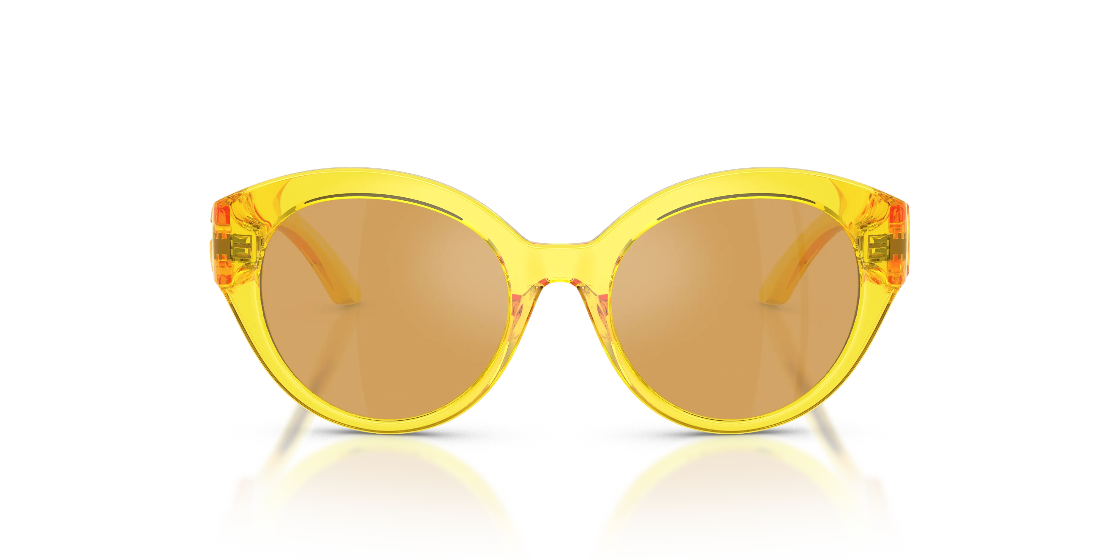 Dolce & Gabbana DX6010 333474 Occhiali da sole Iniettato Giallo Arancione Farfalla Normale - immagine 3