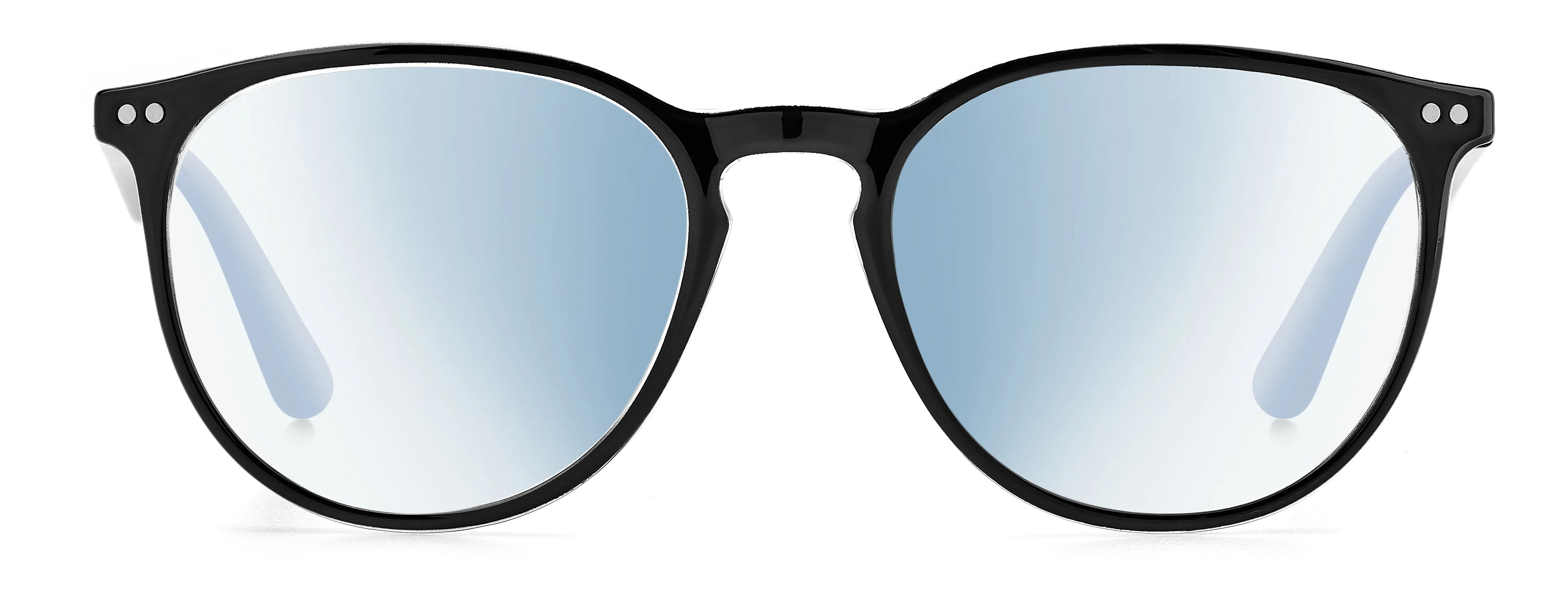 Polaroid PLD 0028/R/BB 7C5/G6 Montature da vista Policarbonato Nero Blu Pantos Normale Anti luce blu - per PC - immagine 2