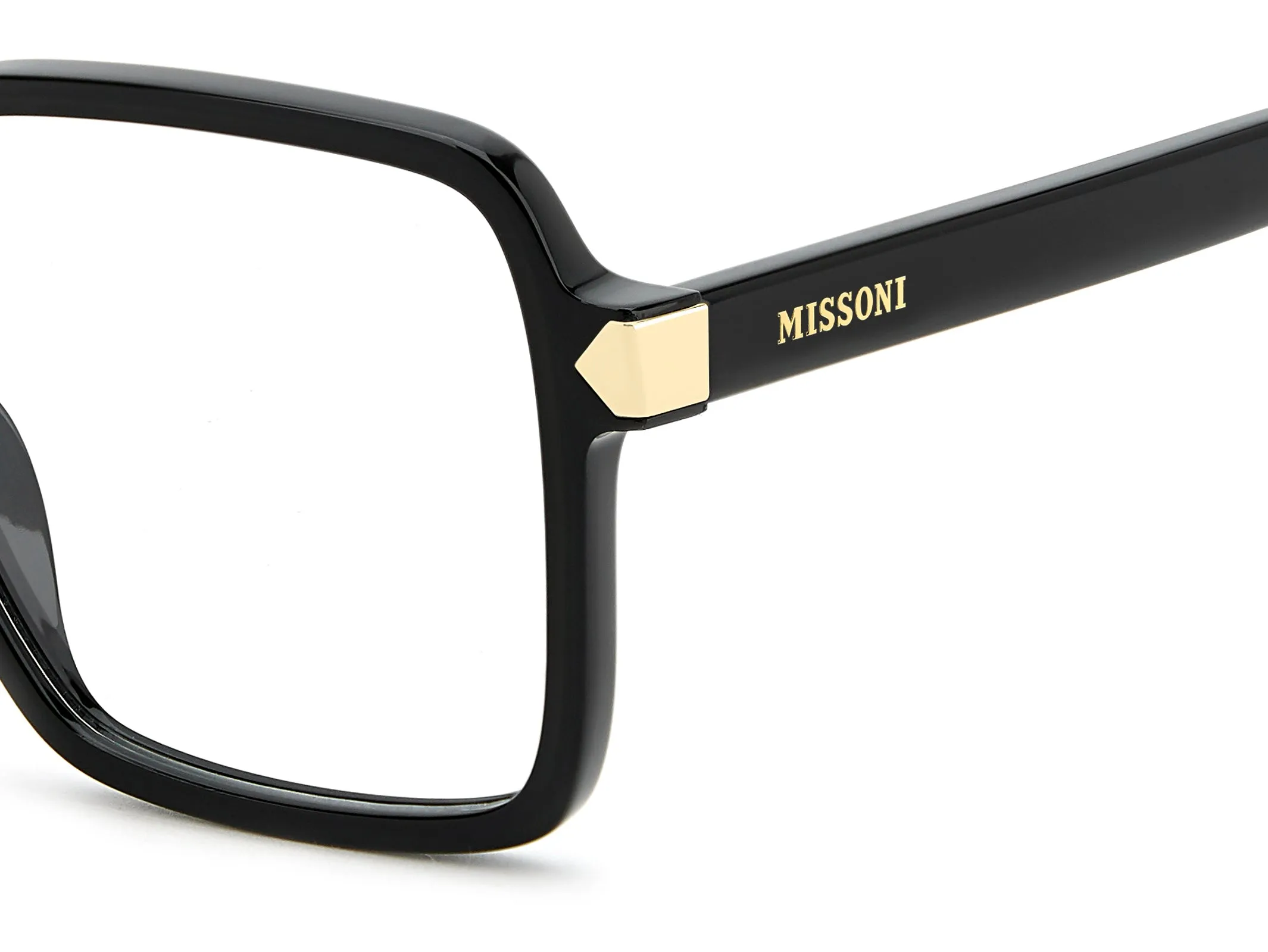 Missoni MIS 0288 807 Montature da vista Acetato Nero Squadrata Normale - immagine 3