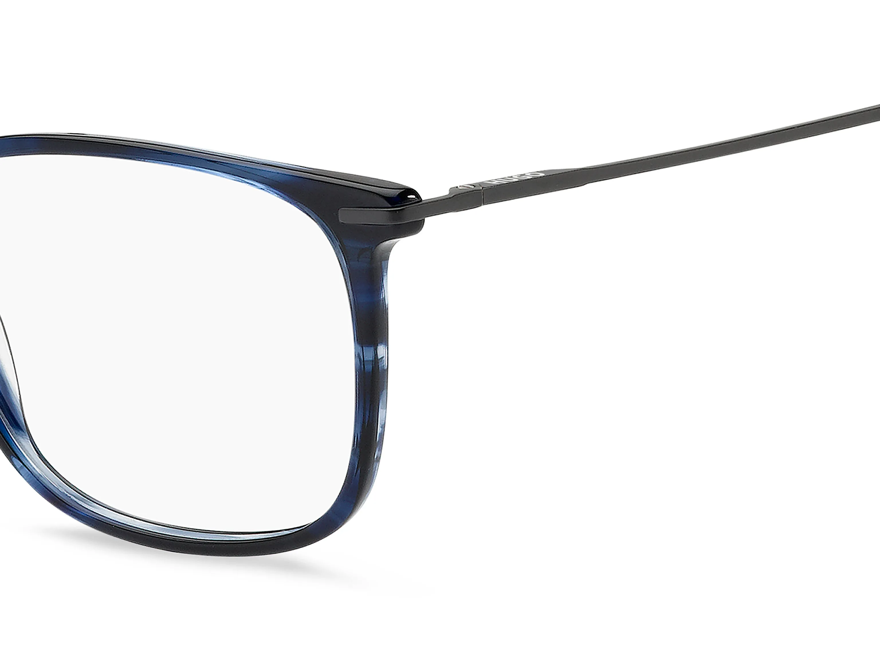 Hugo Boss HG 1407 38I Montature da vista Acetato Blu Squadrata Normale - immagine 4