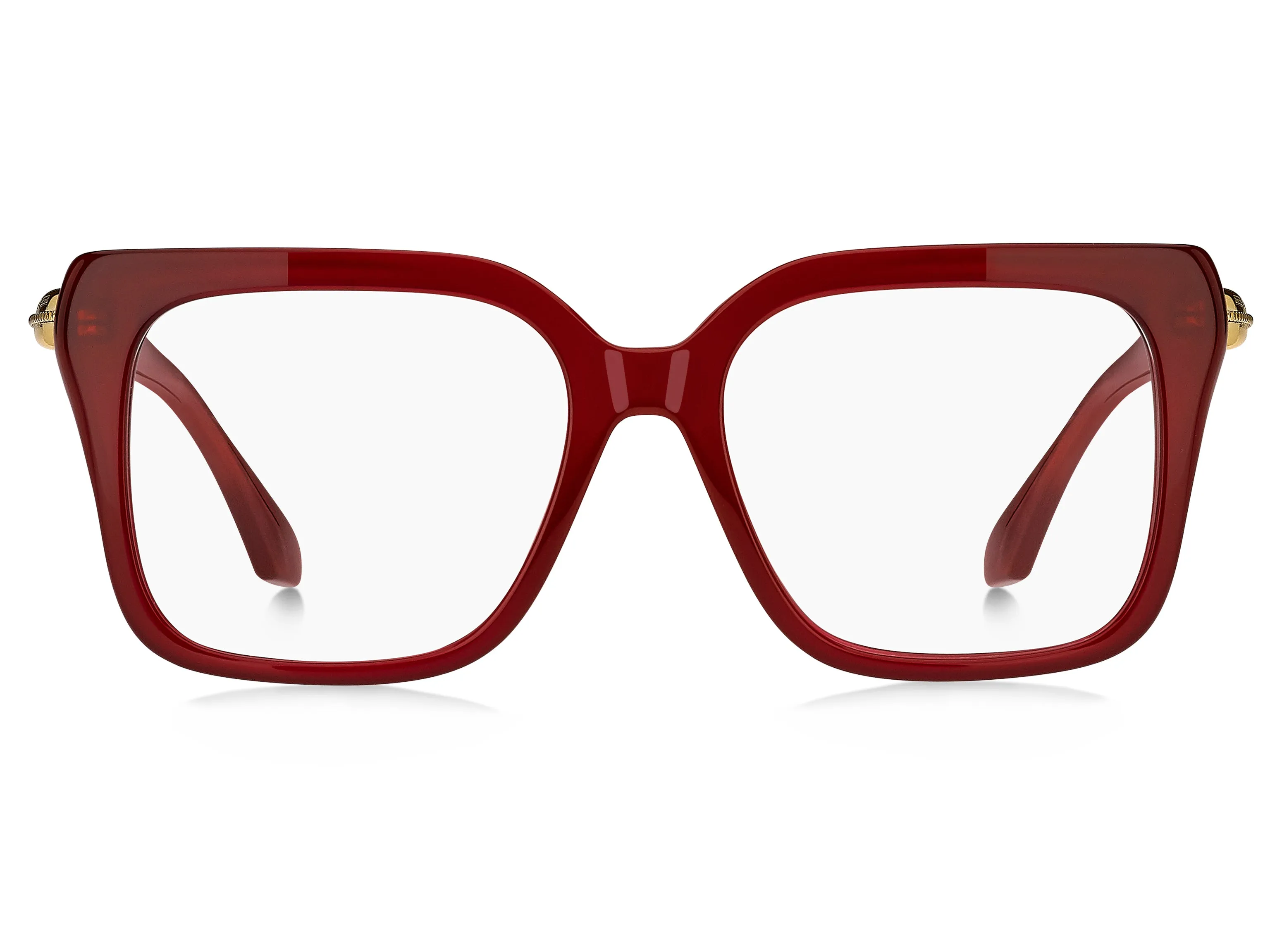ETRO ETRO 0135 C9A Montature da vista Acetato Rosso Squadrata Normale - immagine 2