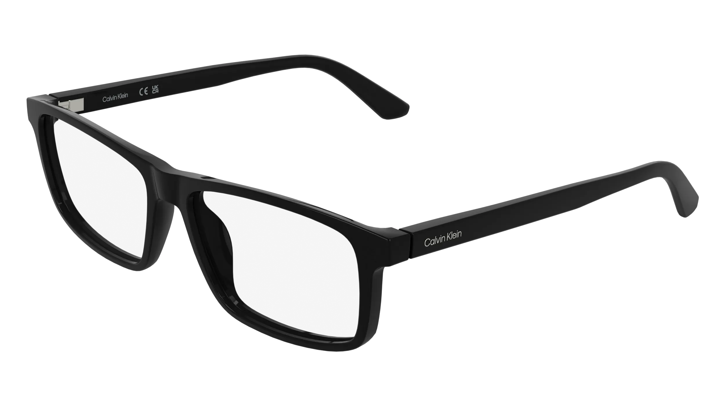 Calvin Klein CK25546 001 Montature da vista Bio-iniettato Nero Squadrata Normale - immagine 1