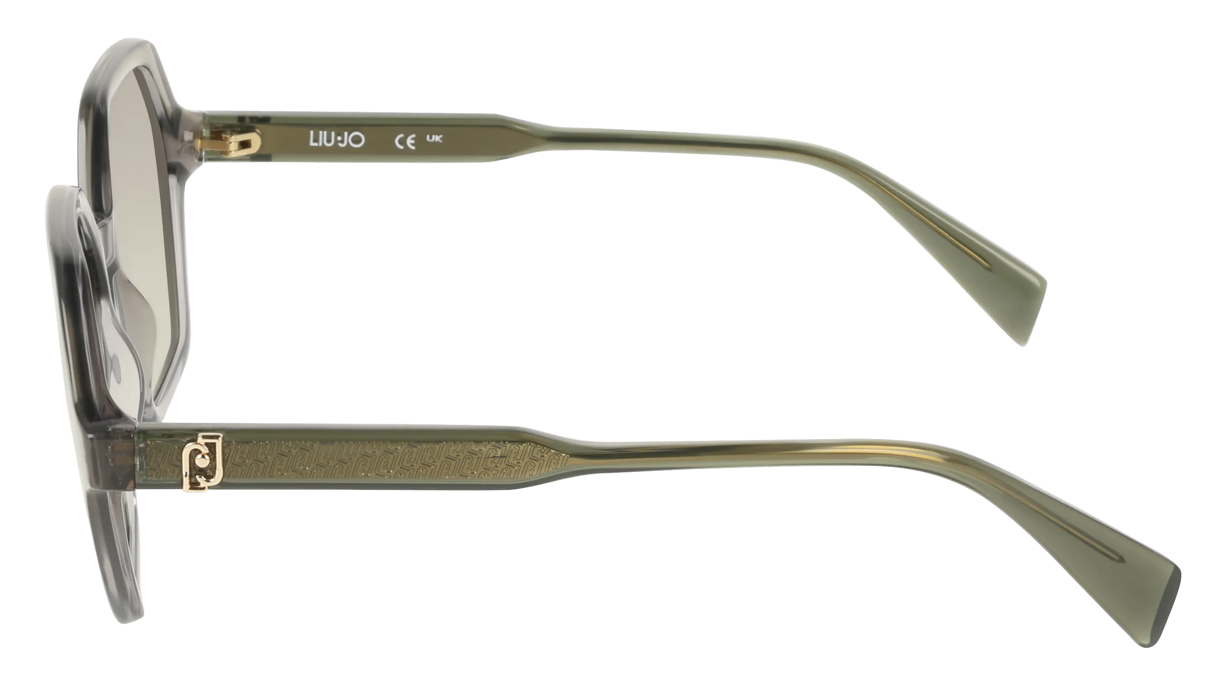 Liu Jo LJ823S 318 Occhiali da sole Bio-iniettato Verde Marrone Squadrata Normale - immagine 3