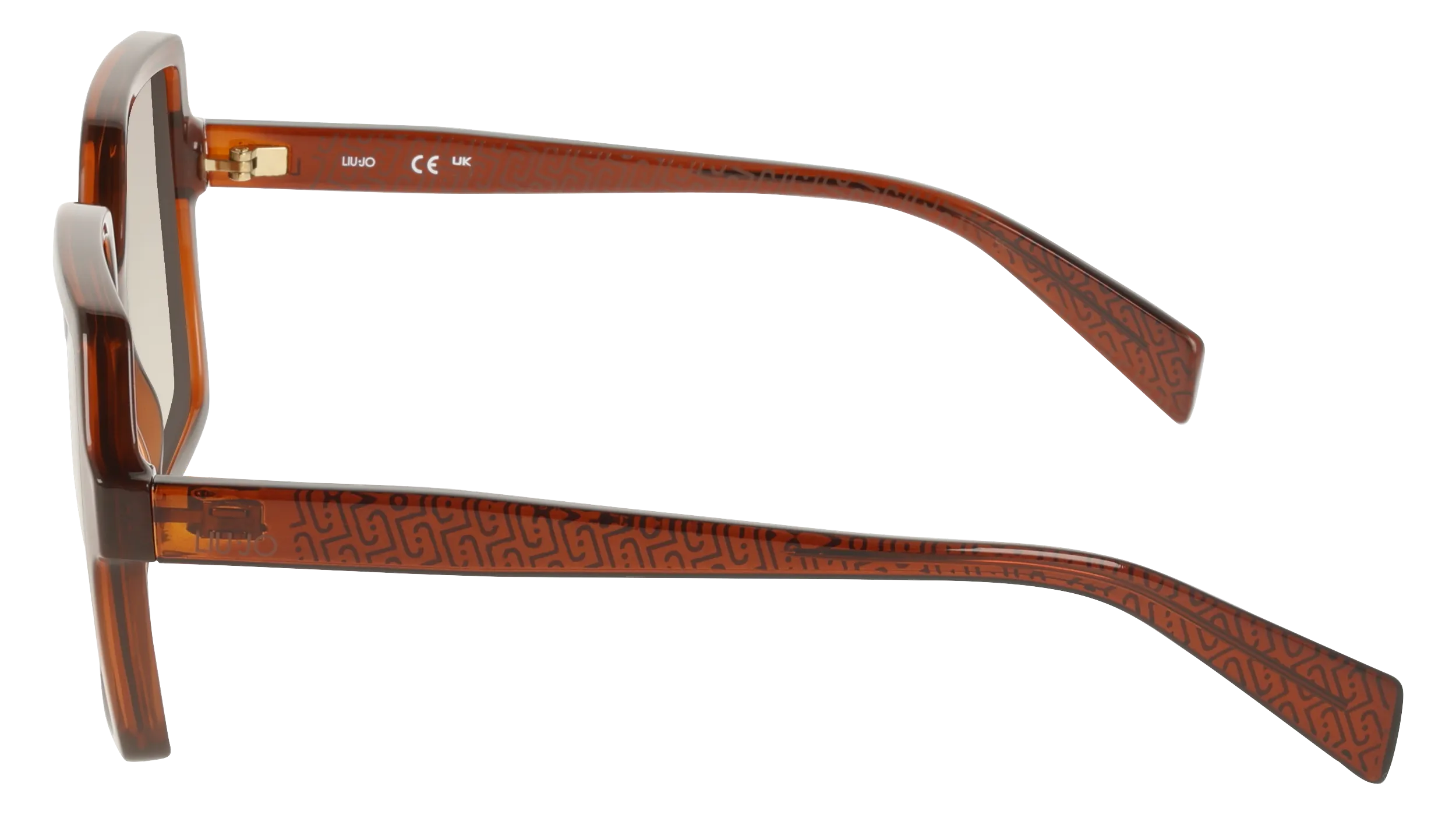 Liu Jo LJ824S 200 Occhiali da sole Bio-iniettato Marrone Marrone Squadrata Normale - immagine 3
