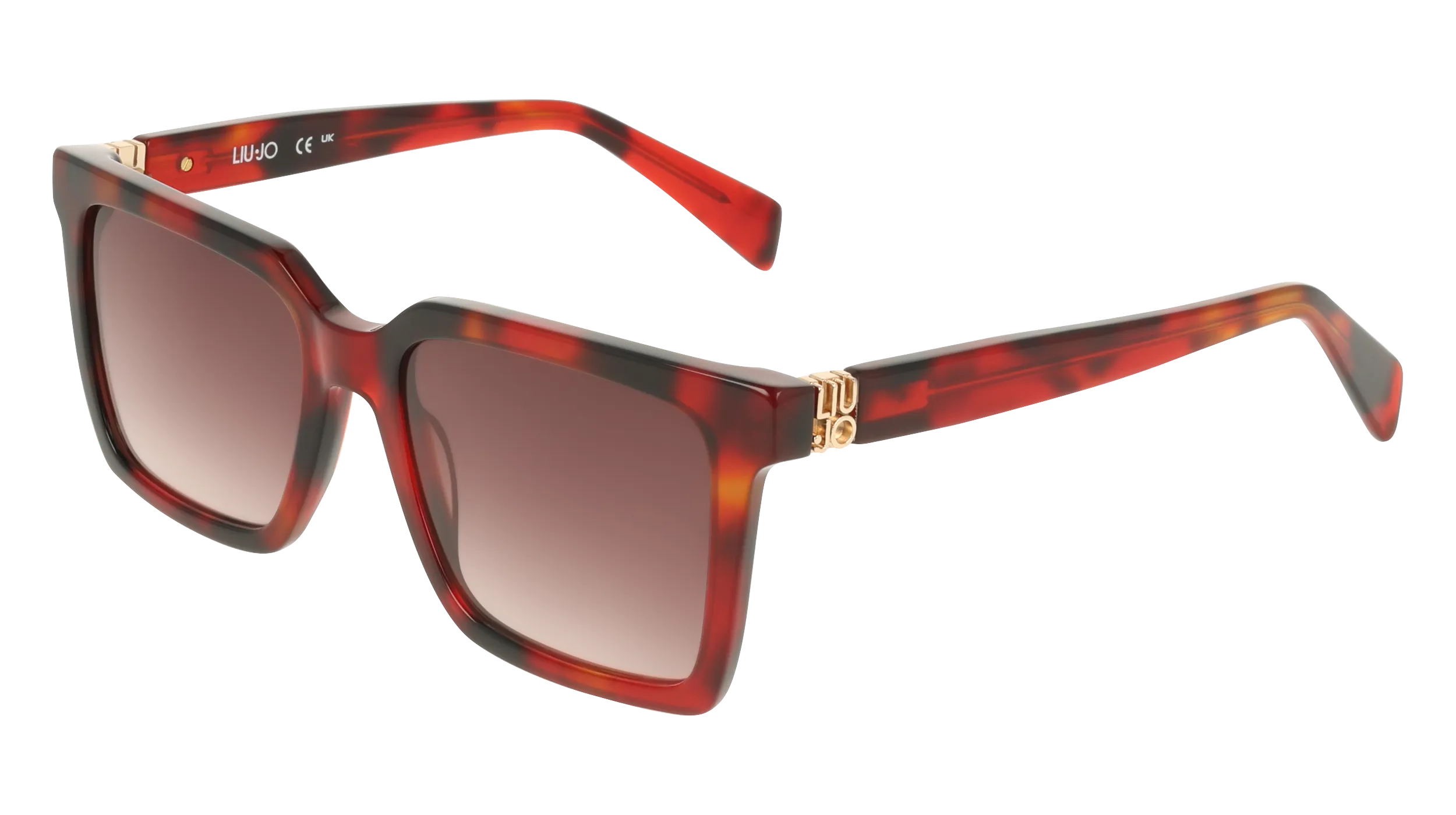 Liu Jo LJ826S 243 Occhiali da sole Acetato Havana Squadrata Normale - immagine 1
