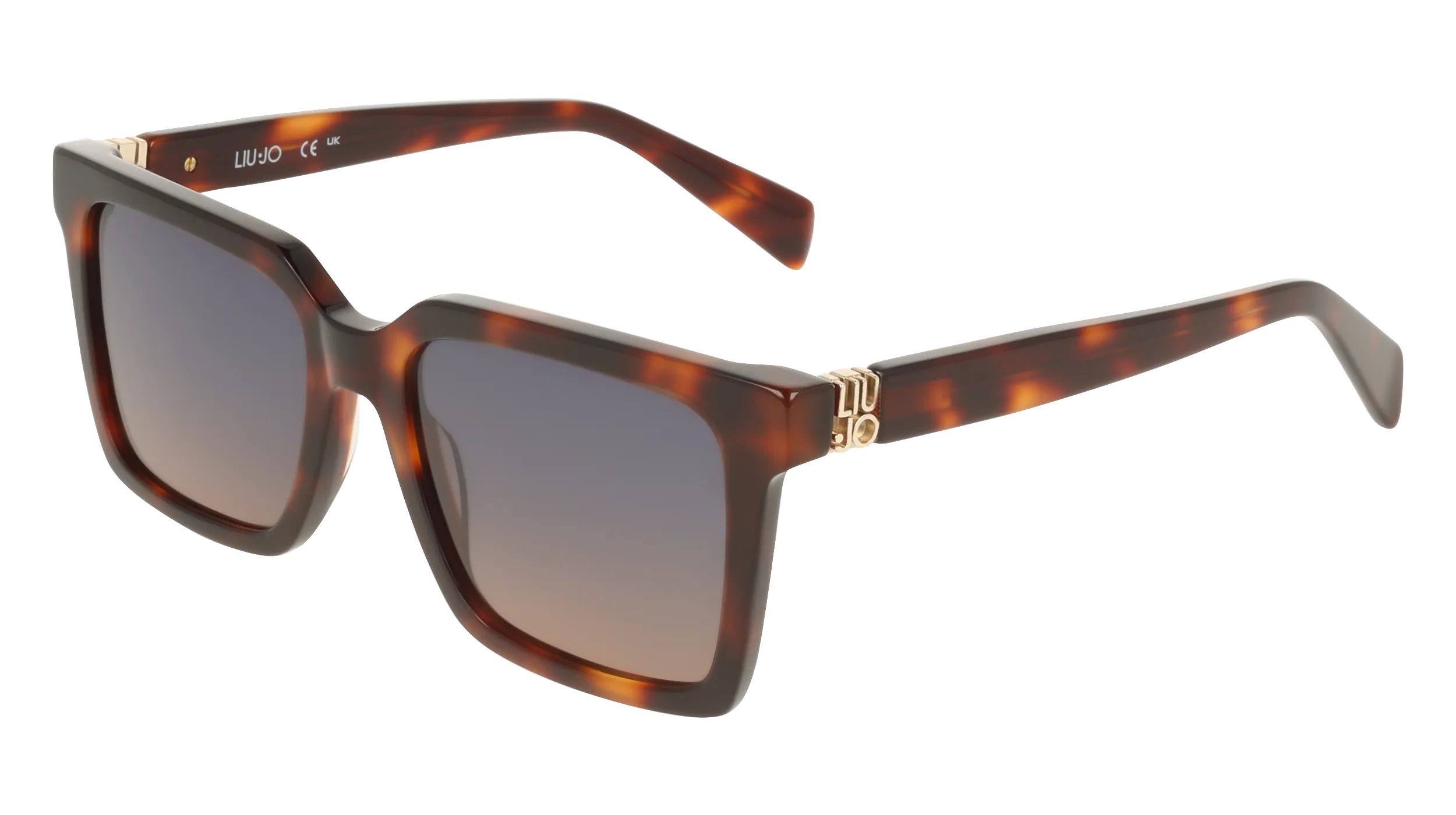 Liu Jo LJ826S 240 Occhiali da sole Acetato Havana Marrone Squadrata Normale - immagine 1