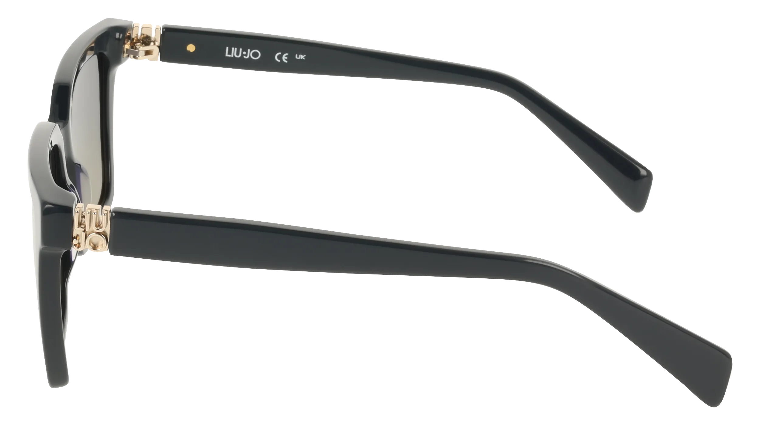 Liu Jo LJ826S 021 Occhiali da sole Acetato Grigio Giallo Squadrata Normale Sfumato - immagine 3