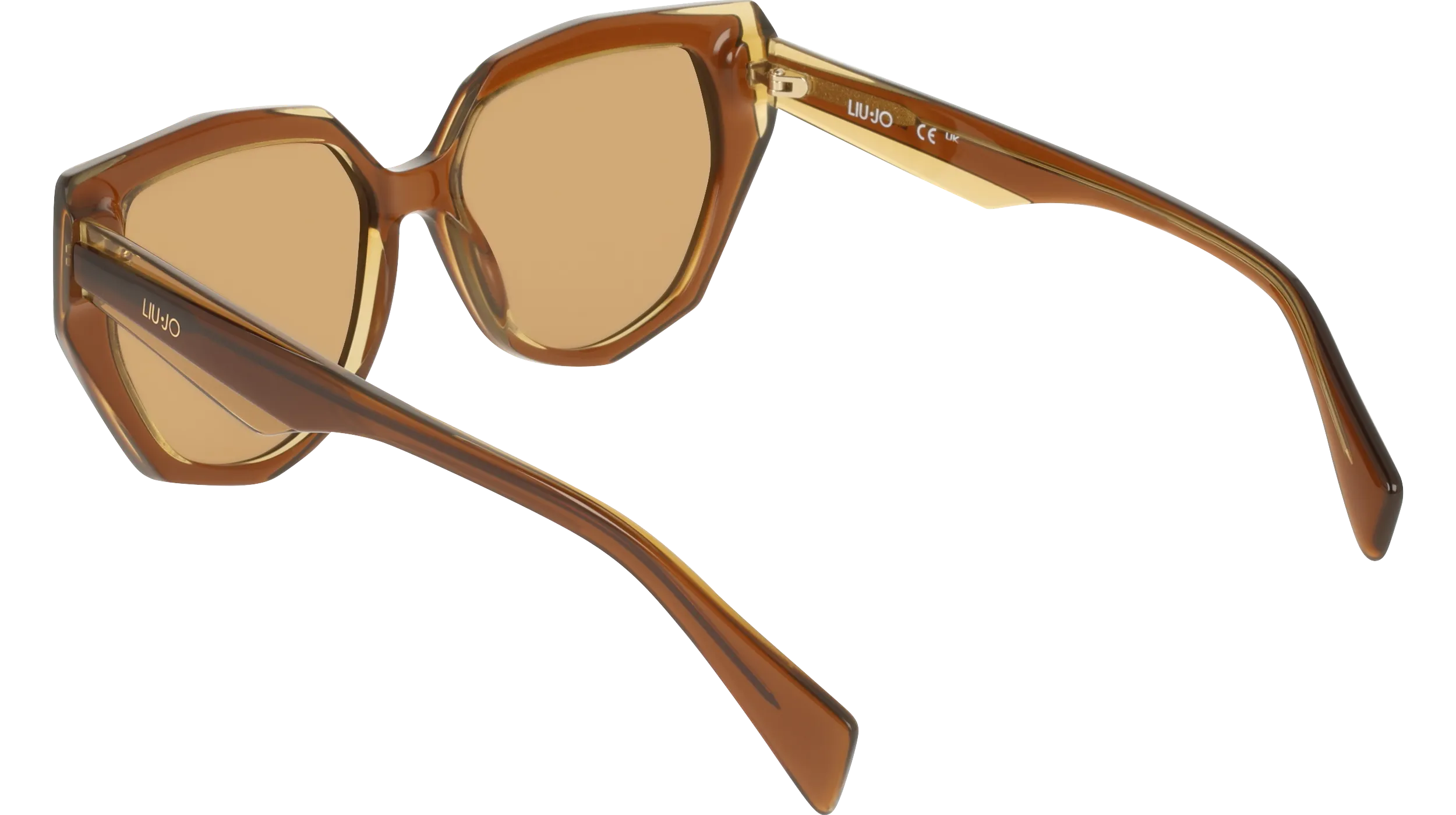 Liu Jo LJ828S 211 Occhiali da sole Acetato Marrone Geometrica Normale - immagine 4