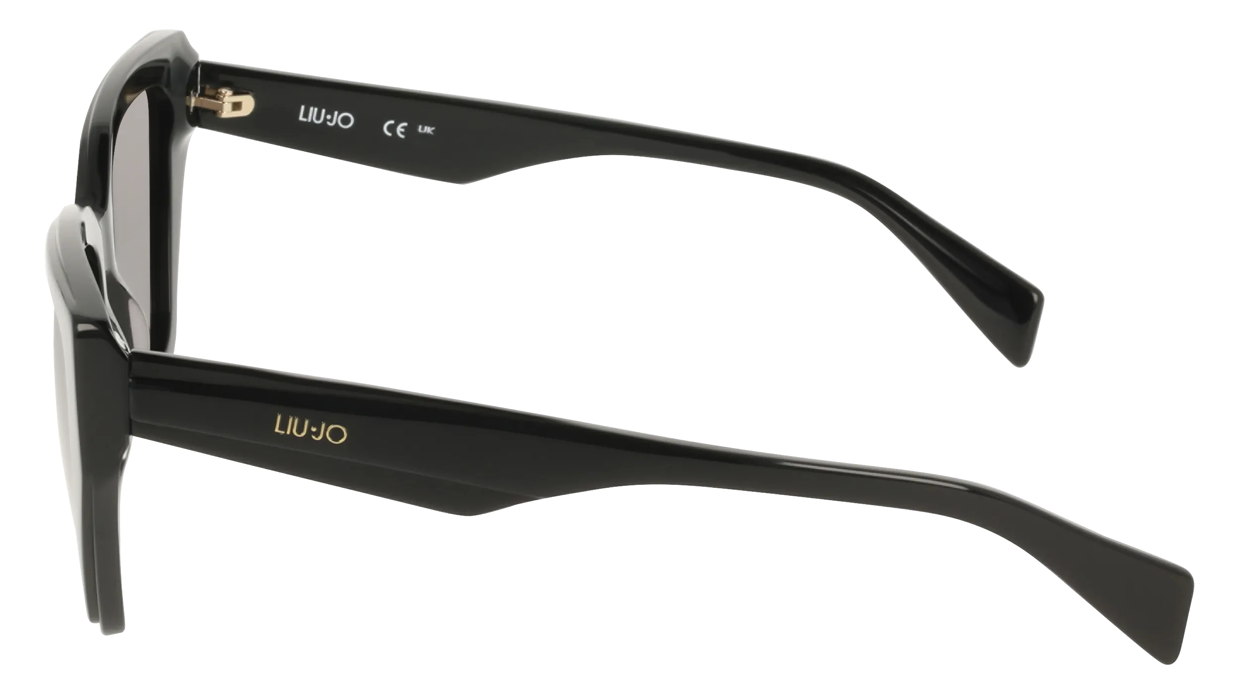 Liu Jo LJ829S 001 Occhiali da sole Acetato Nero Grigio Squadrata Normale - immagine 3