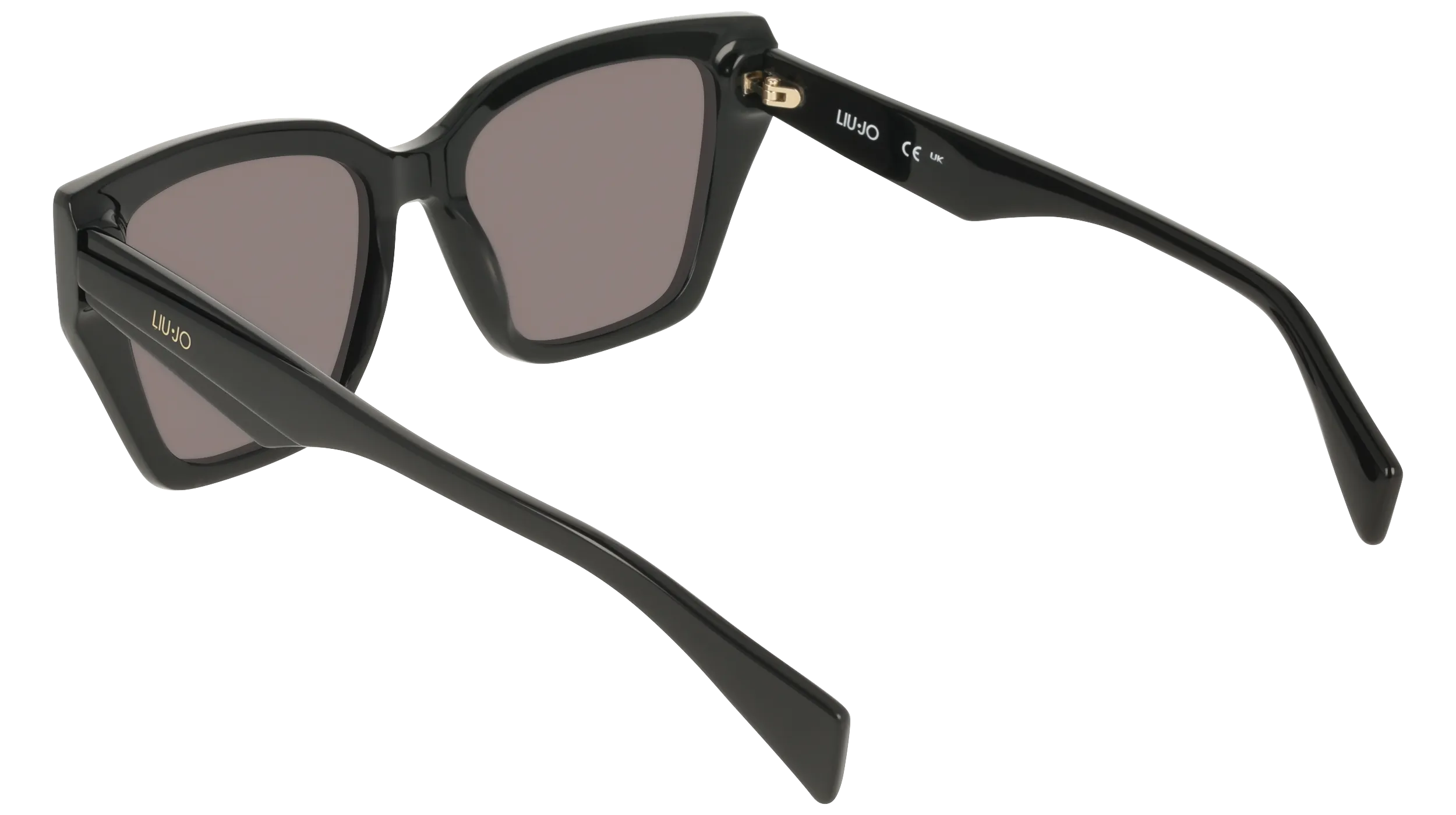 Liu Jo LJ829S 001 Occhiali da sole Acetato Nero Grigio Squadrata Normale - immagine 4