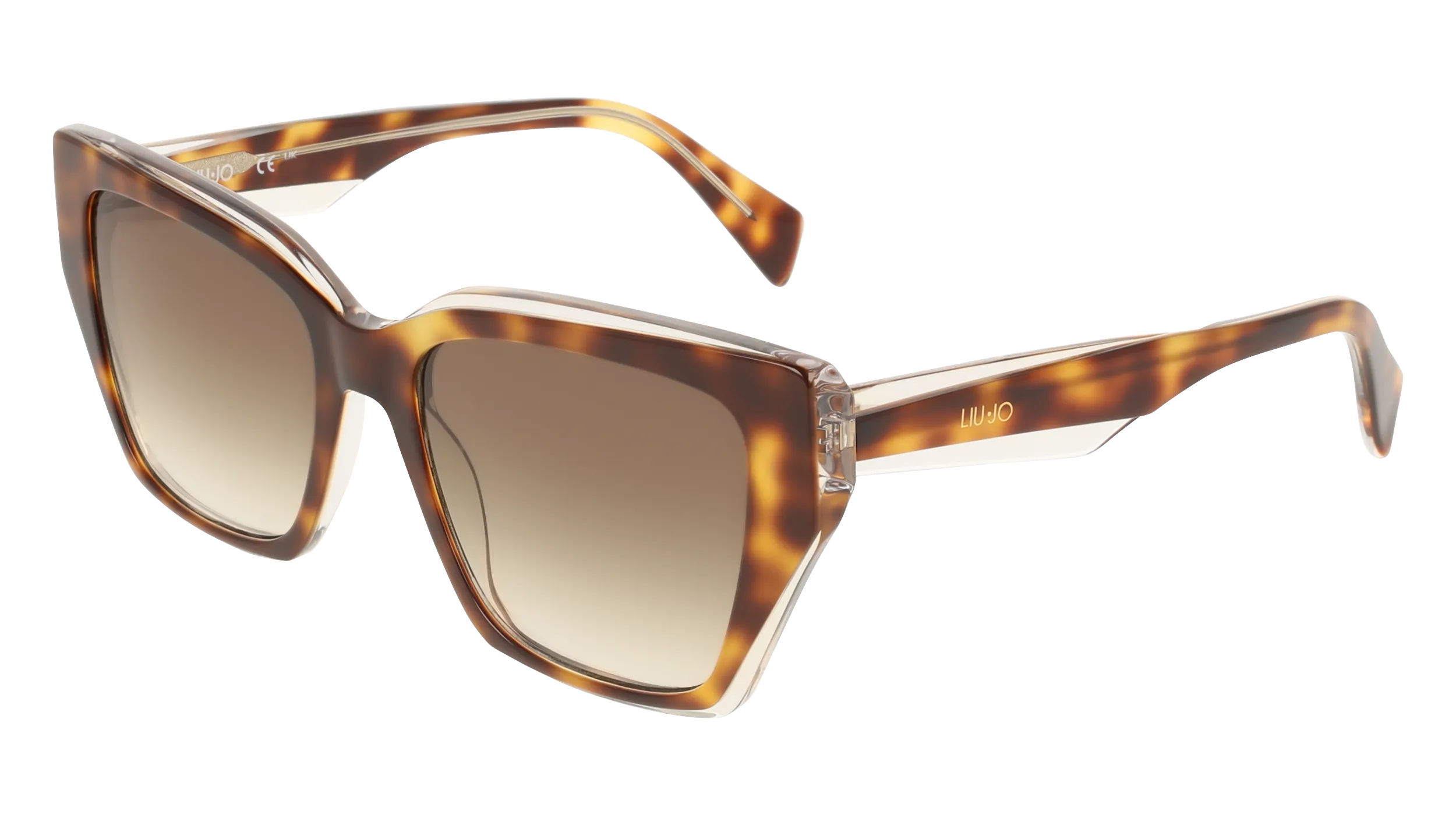 Liu Jo LJ829S 226 Occhiali da sole Acetato Havana Marrone Squadrata Normale - immagine 1