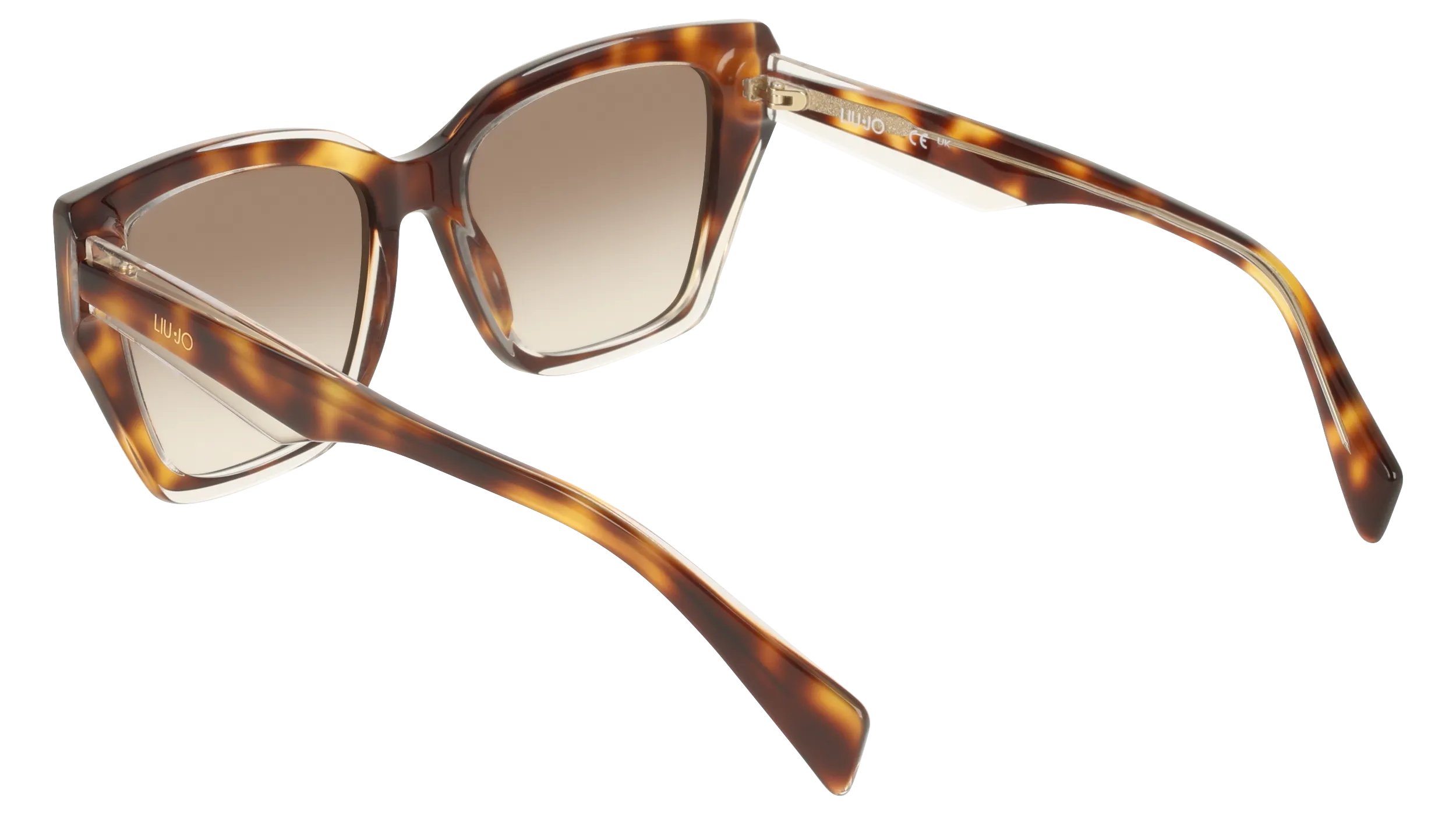 Liu Jo LJ829S 226 Occhiali da sole Acetato Havana Marrone Squadrata Normale - immagine 4