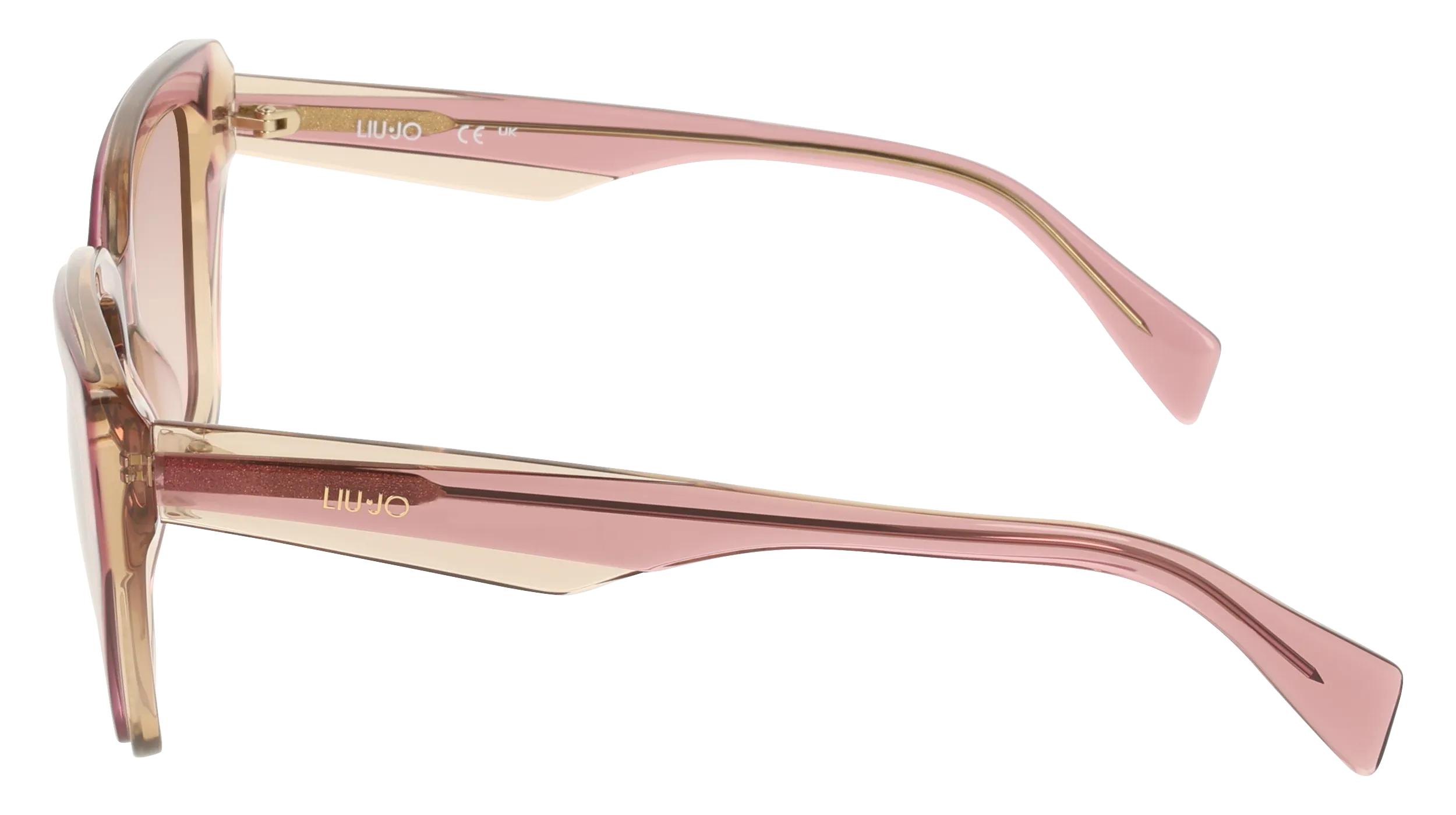 Liu Jo LJ829S 619 Occhiali da sole Acetato Rosa Viola Squadrata Normale - immagine 3