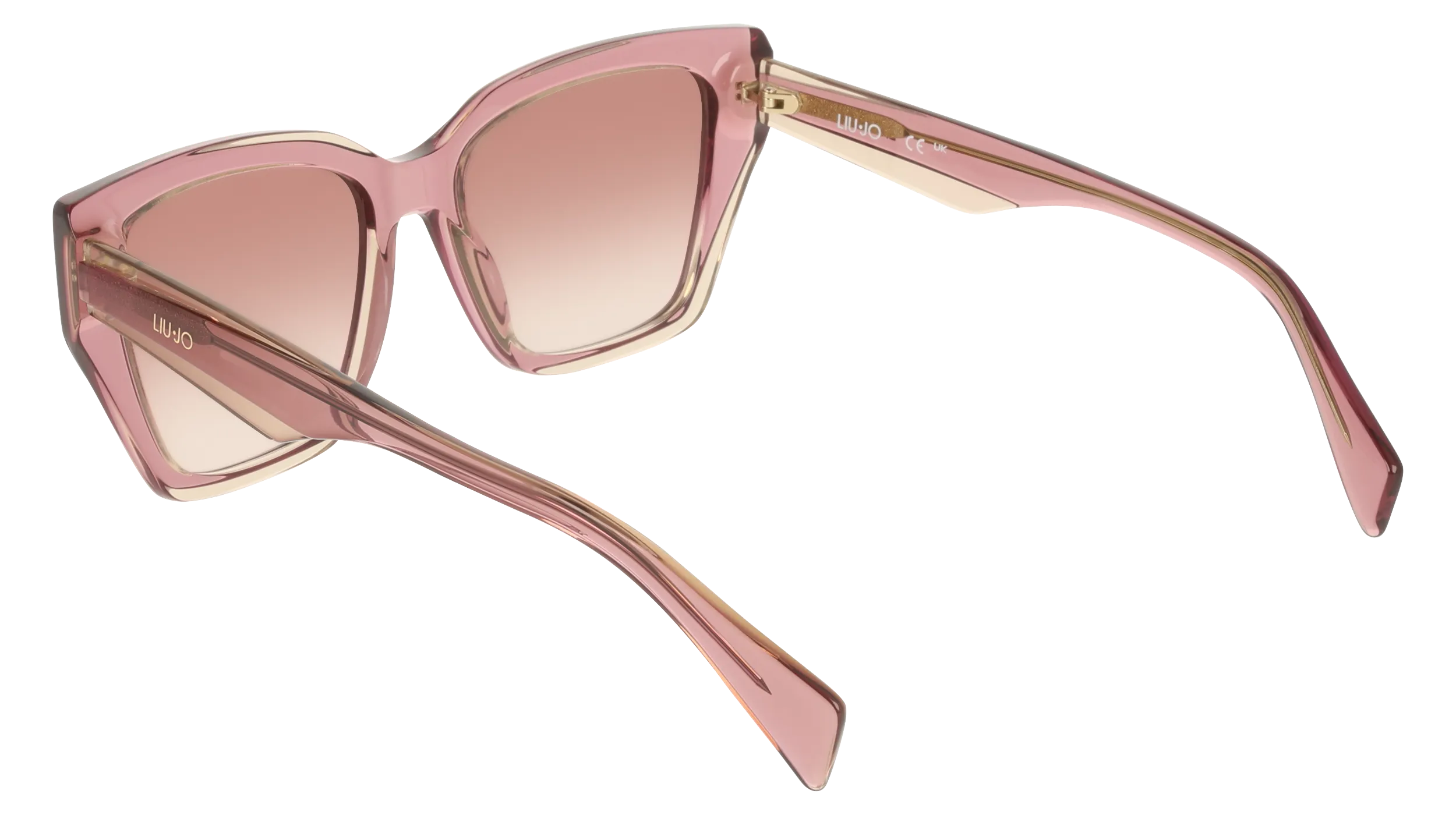 Liu Jo LJ829S 619 Occhiali da sole Acetato Rosa Viola Squadrata Normale - immagine 4