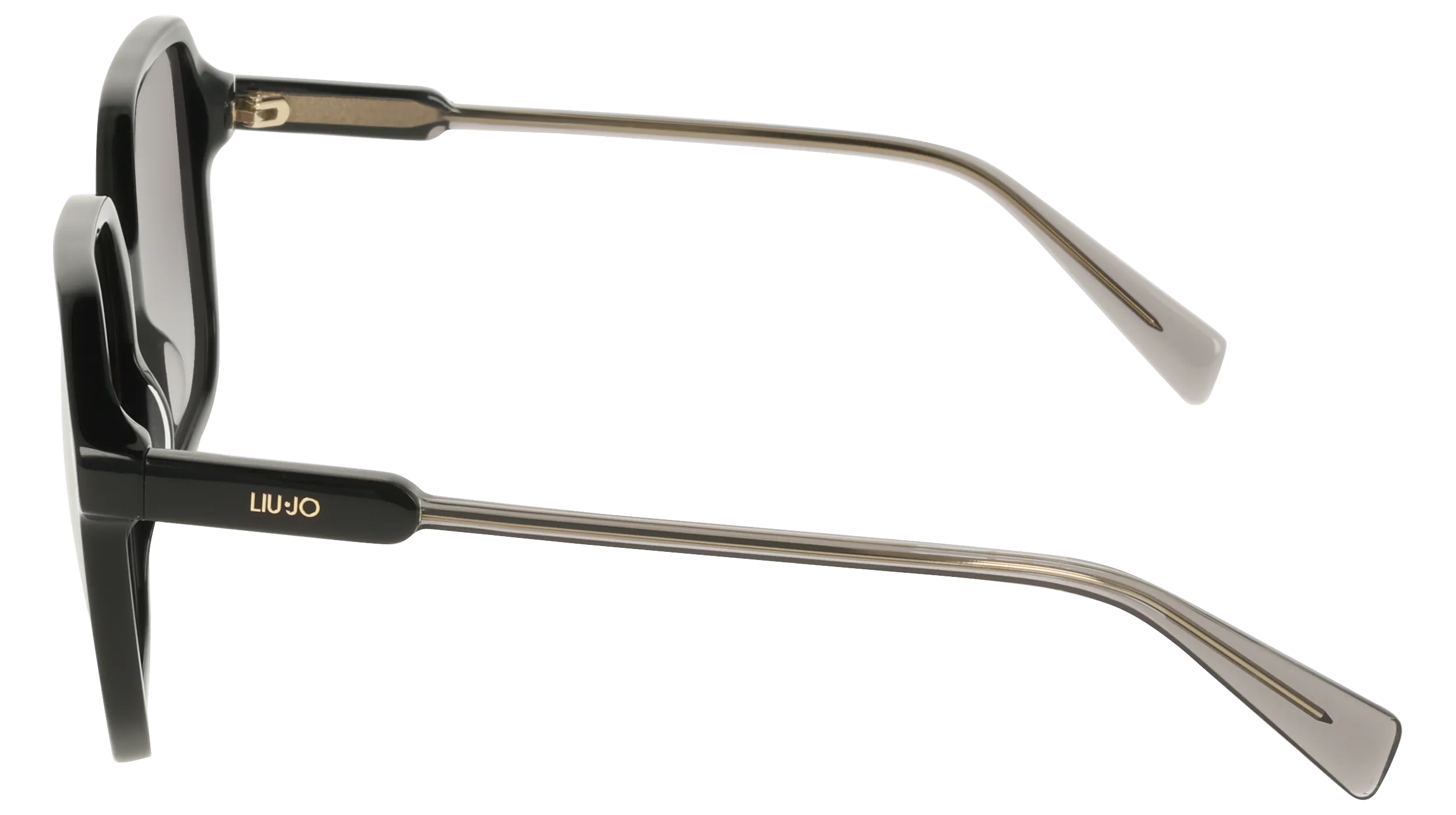 Liu Jo LJ830S 001 Occhiali da sole Acetato Nero Squadrata Normale Sfumato - immagine 3
