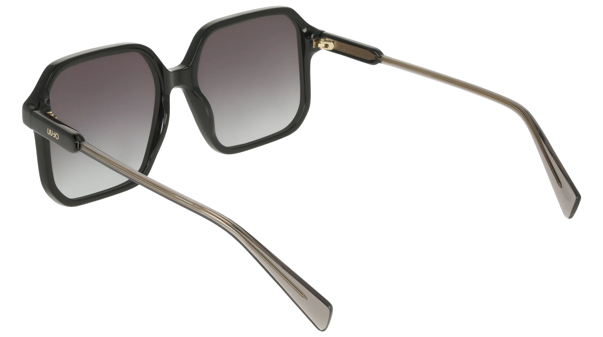Liu Jo LJ830S 001 Occhiali da sole Acetato Nero Squadrata Normale Sfumato - immagine 4