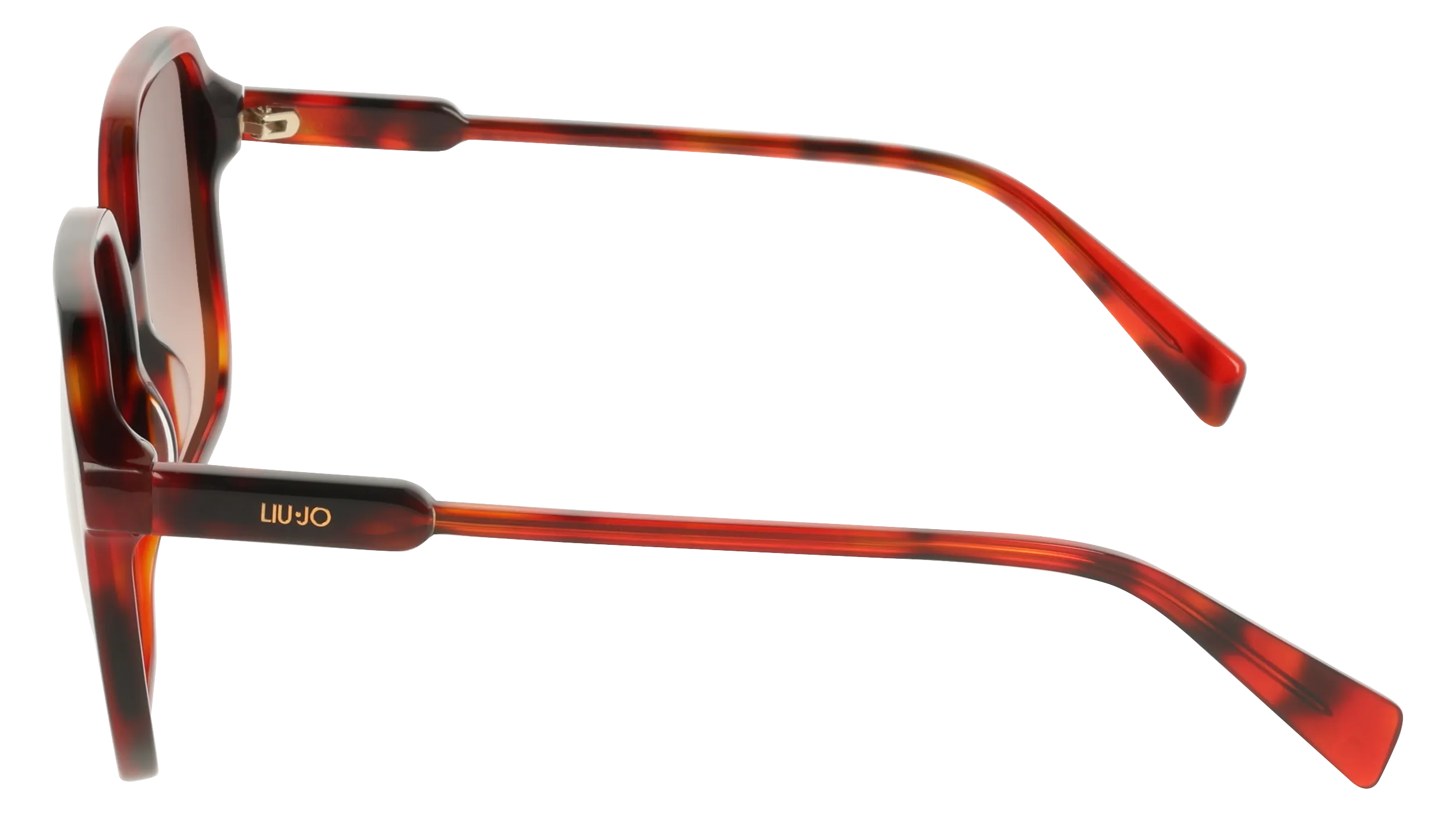 Liu Jo LJ830S 640 Occhiali da sole Acetato Rosso Squadrata Normale - immagine 3