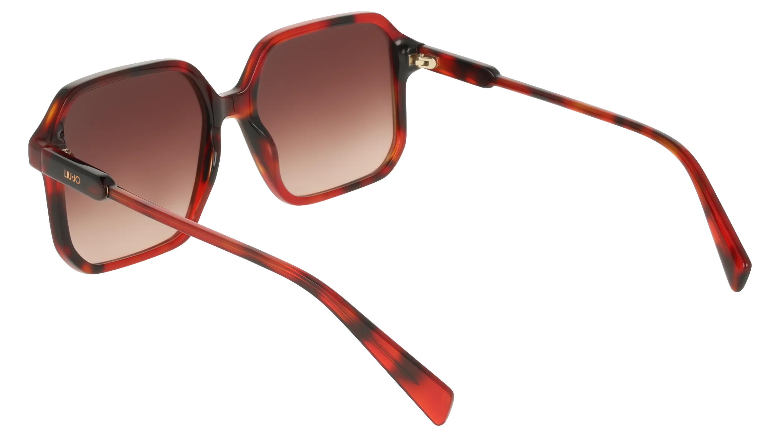 Liu Jo LJ830S 640 Occhiali da sole Acetato Rosso Squadrata Normale - immagine 4